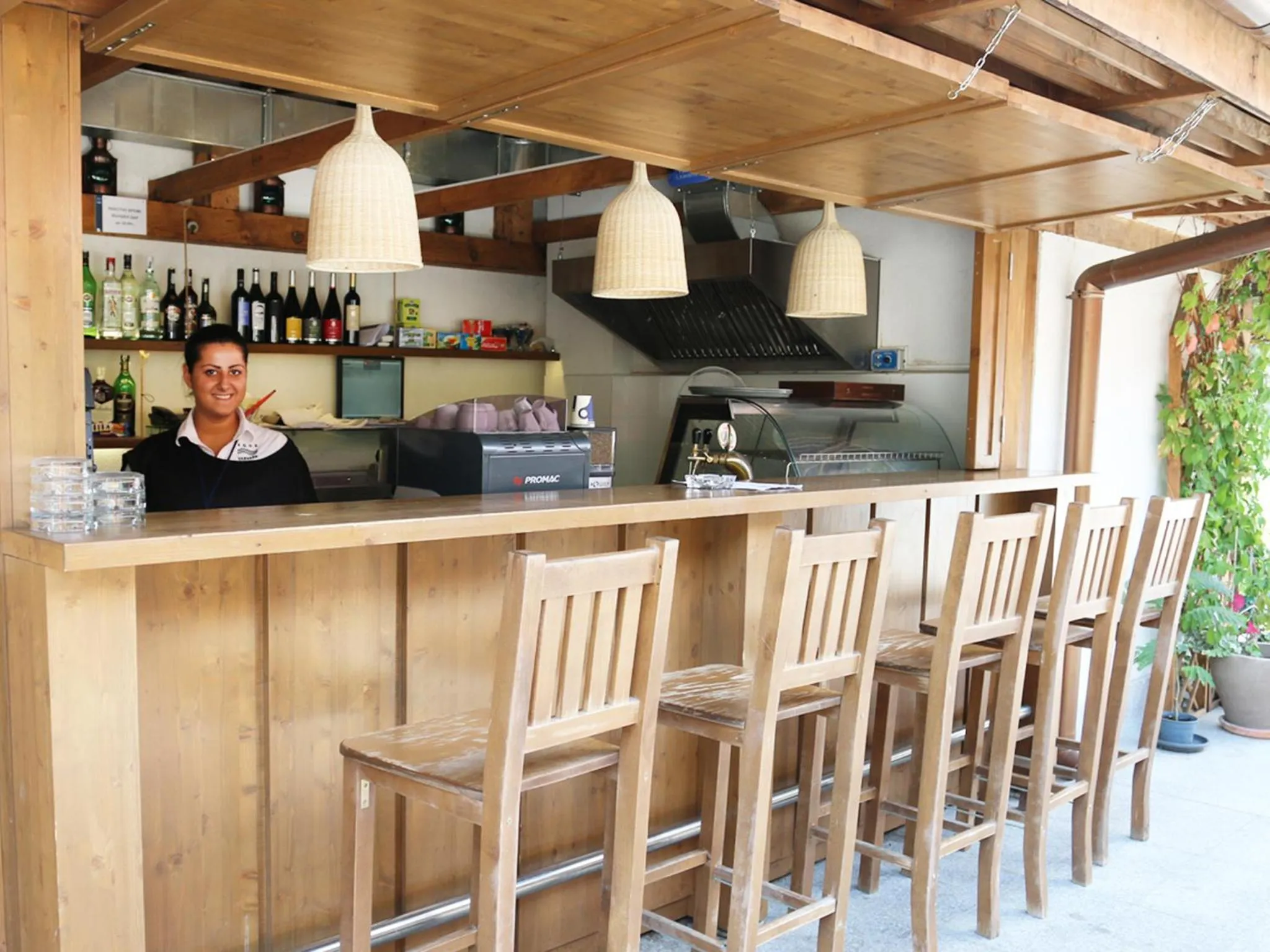 Lounge or bar in Aqua Varvara Hotel