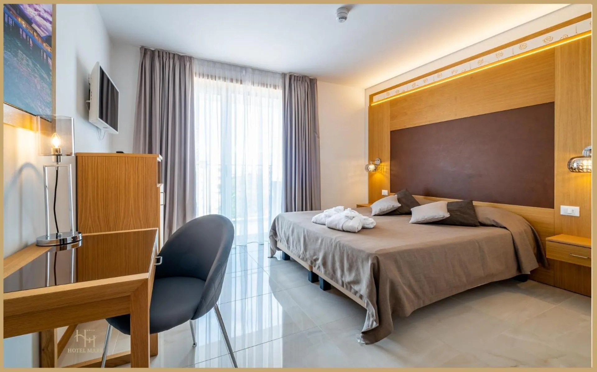 Bedroom, Bed in Hotel Mare