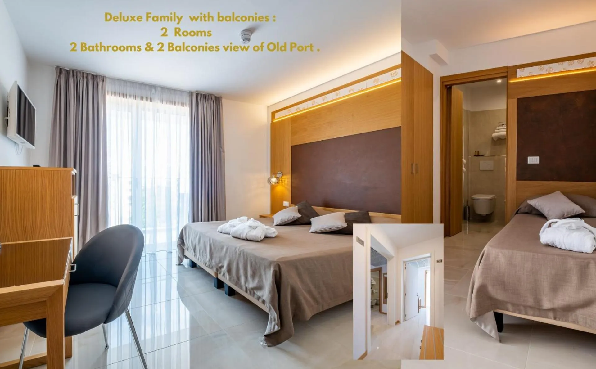 Bedroom, Bed in Hotel Mare