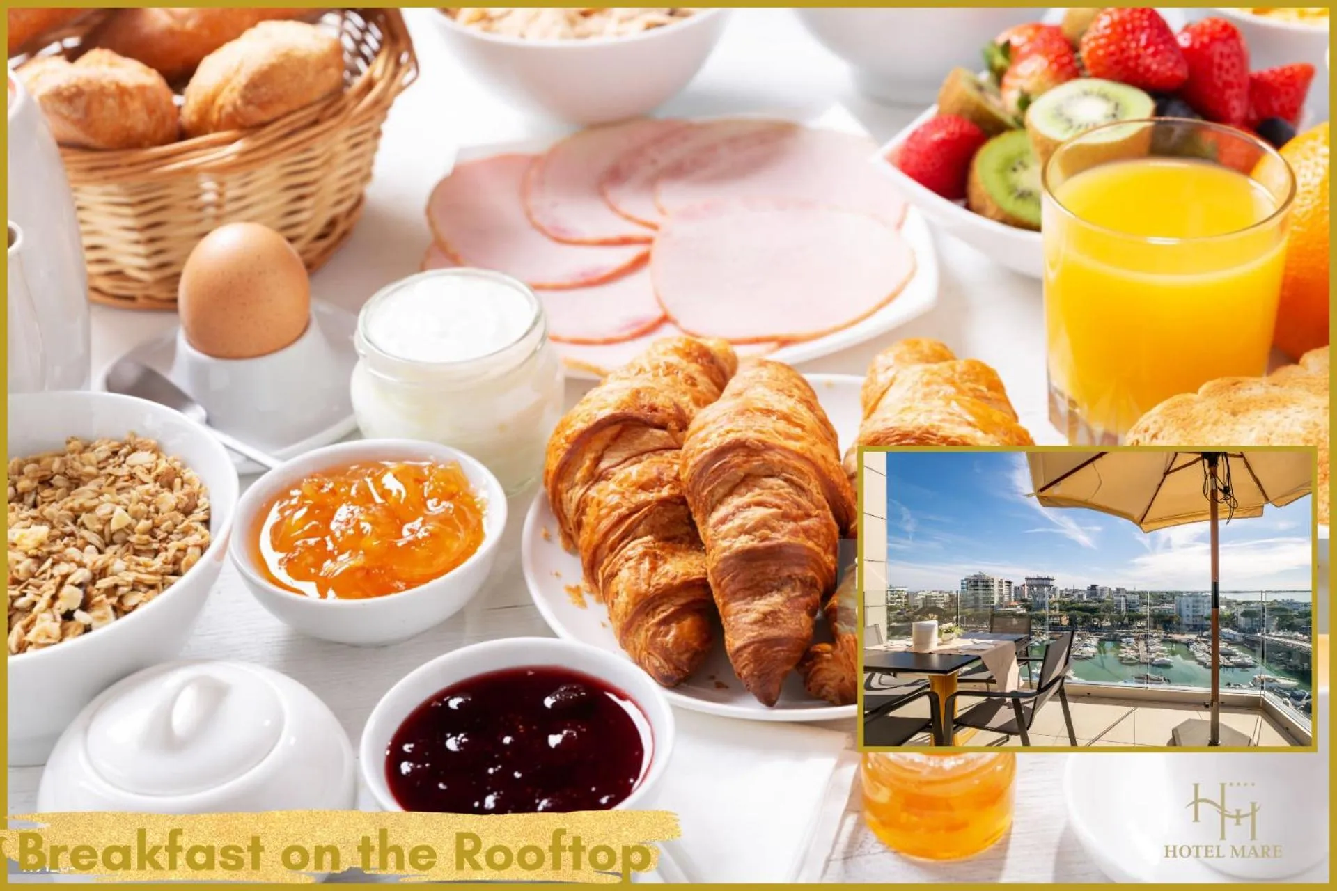 Continental breakfast in Hotel Mare
