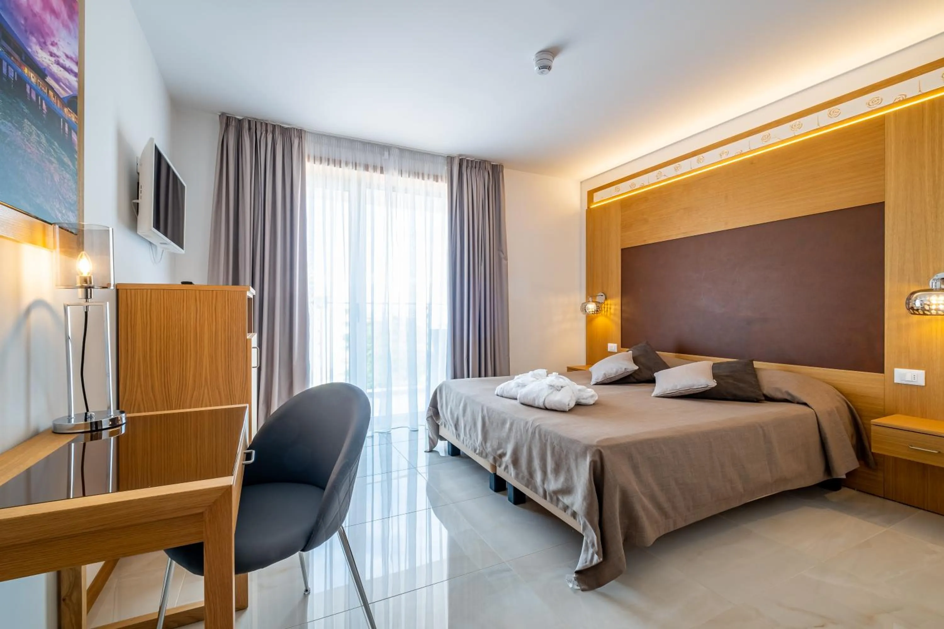 Bedroom, Bed in Hotel Mare