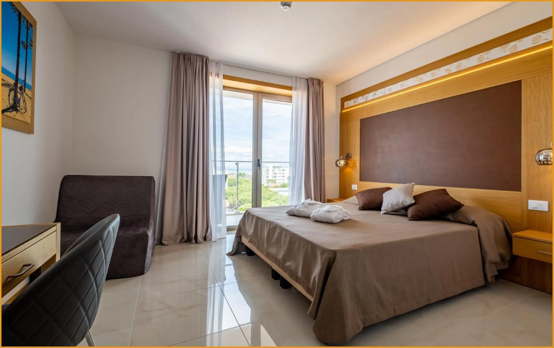 Bedroom, Bed in Hotel Mare