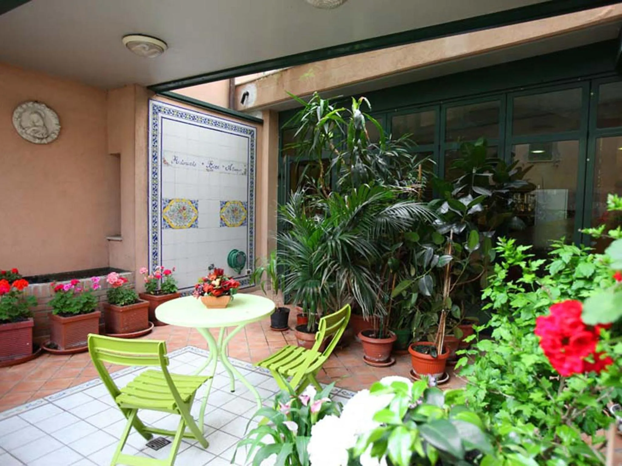 Patio in Albergo Bice