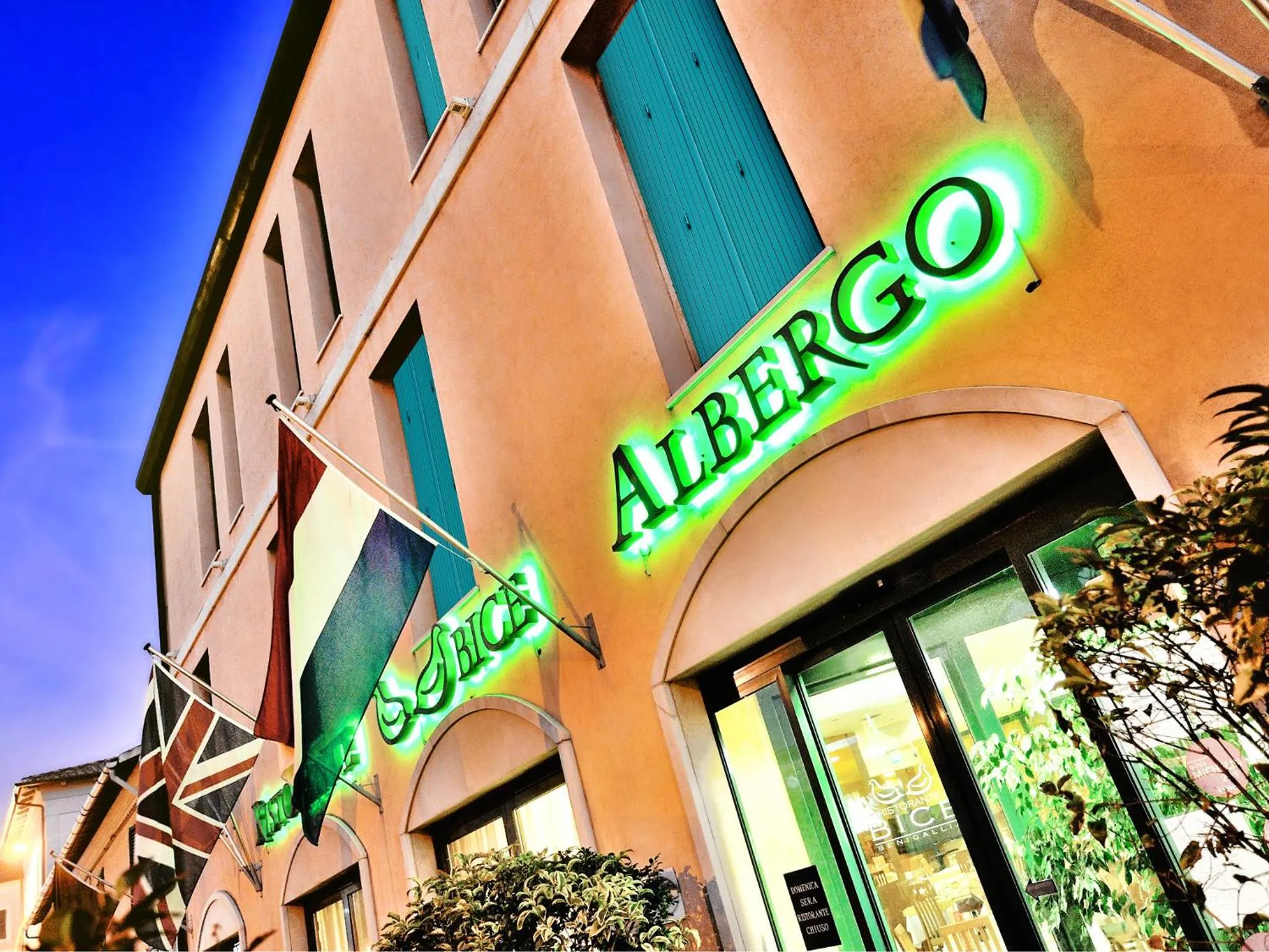 Facade/entrance in Albergo Bice