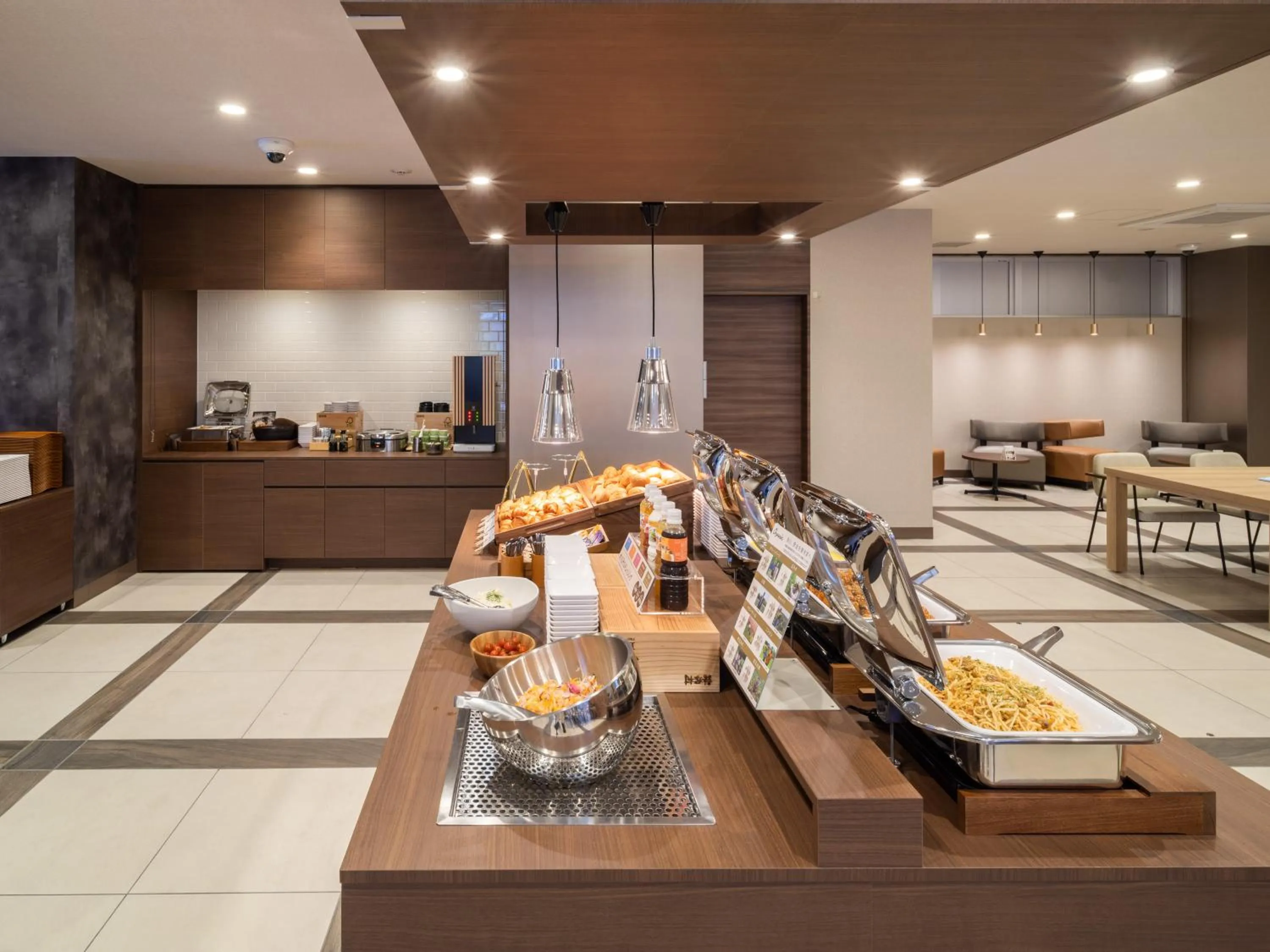 Buffet breakfast in Super Hotel Saitama Kawagoe