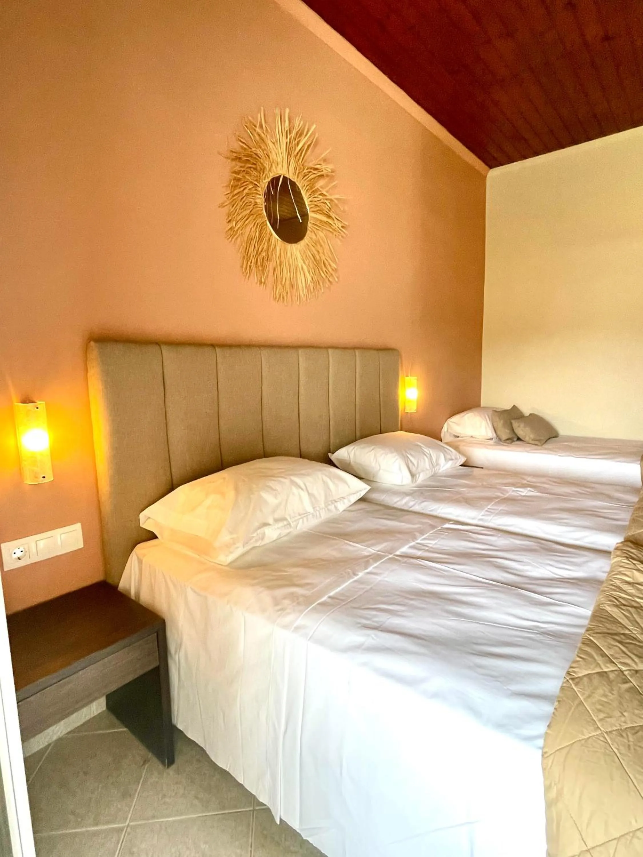 Bed in Oasis Beach Club