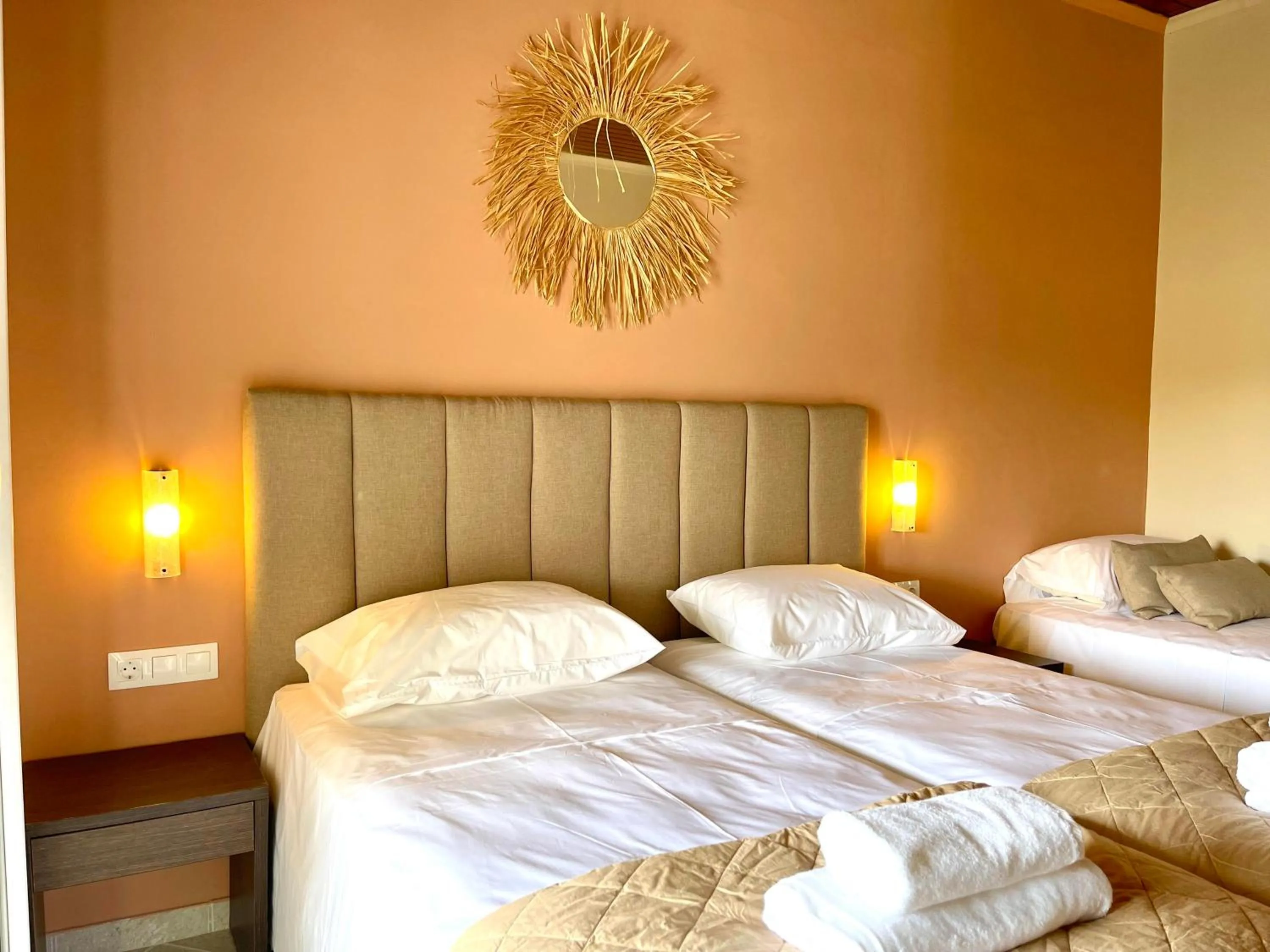 Bed in Oasis Beach Club