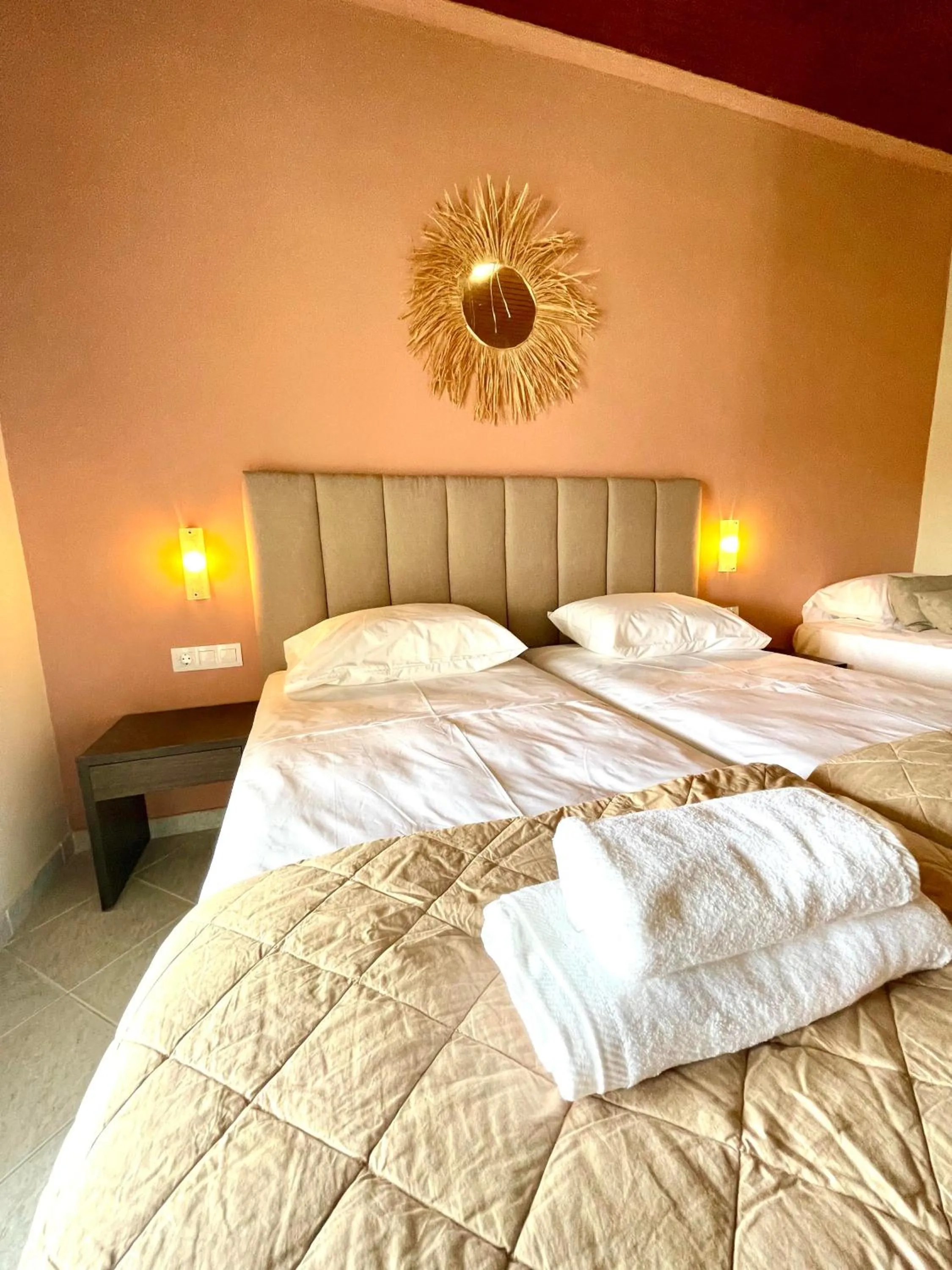 Bed in Oasis Beach Club