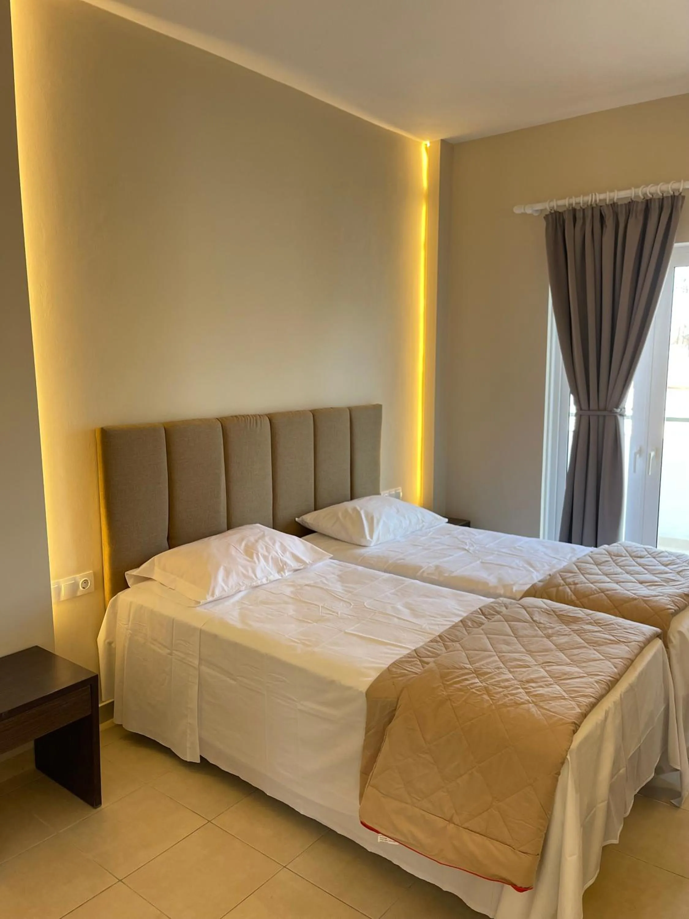 Bed in Oasis Beach Club