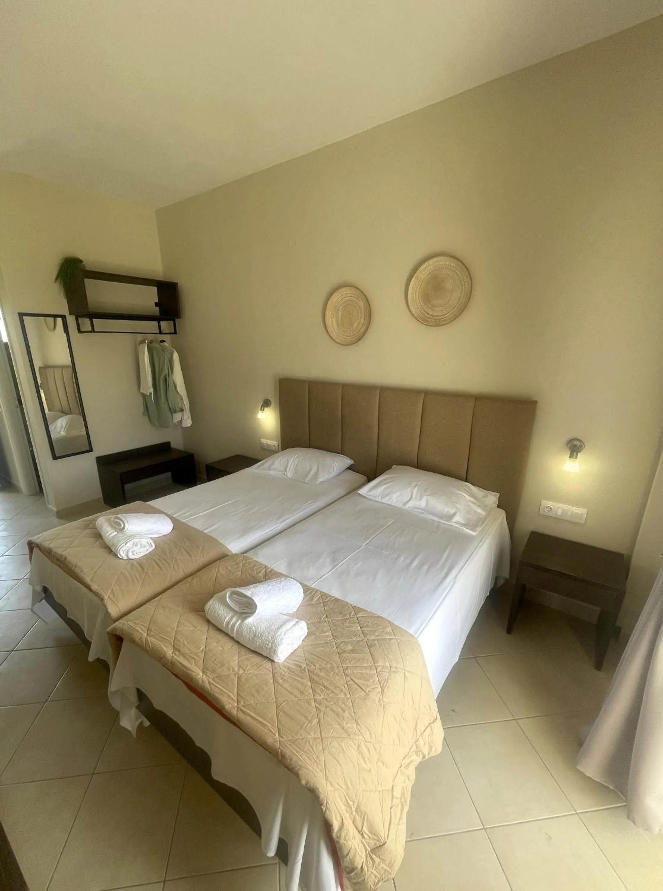 Bed in Oasis Beach Club