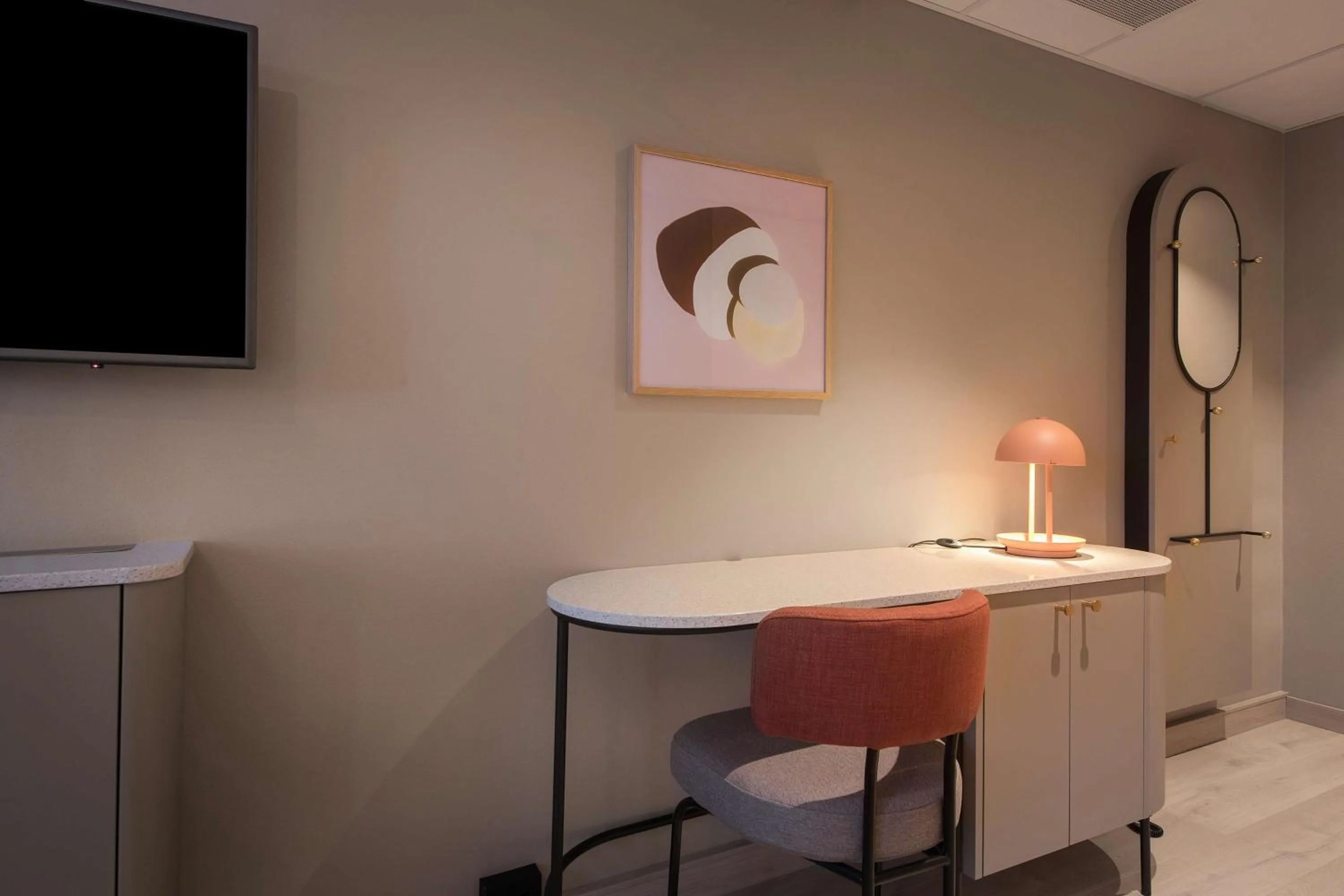 Bedroom in Scandic Helsfyr