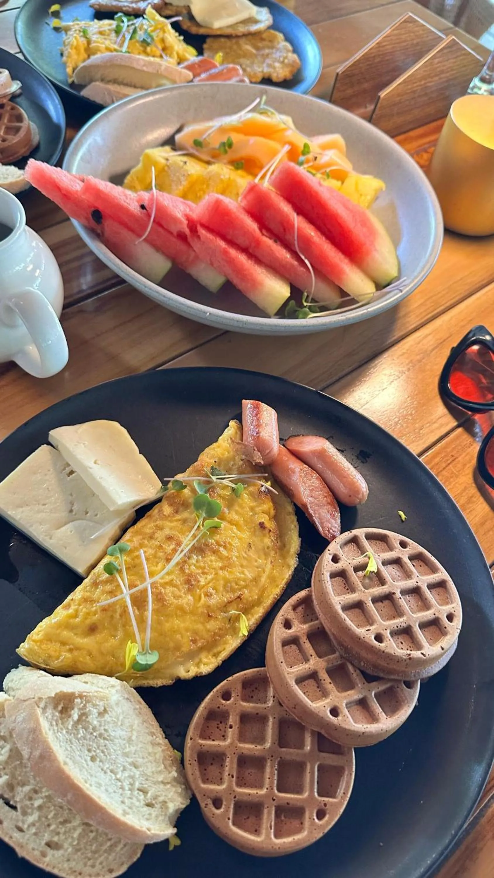 Buffet breakfast in Hotel Cocoliso Island Resort