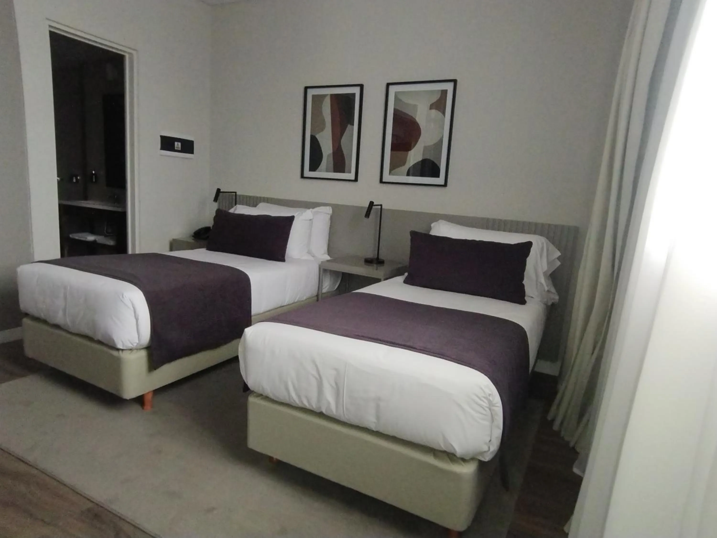 Bed in Guemes Hotel & Spa