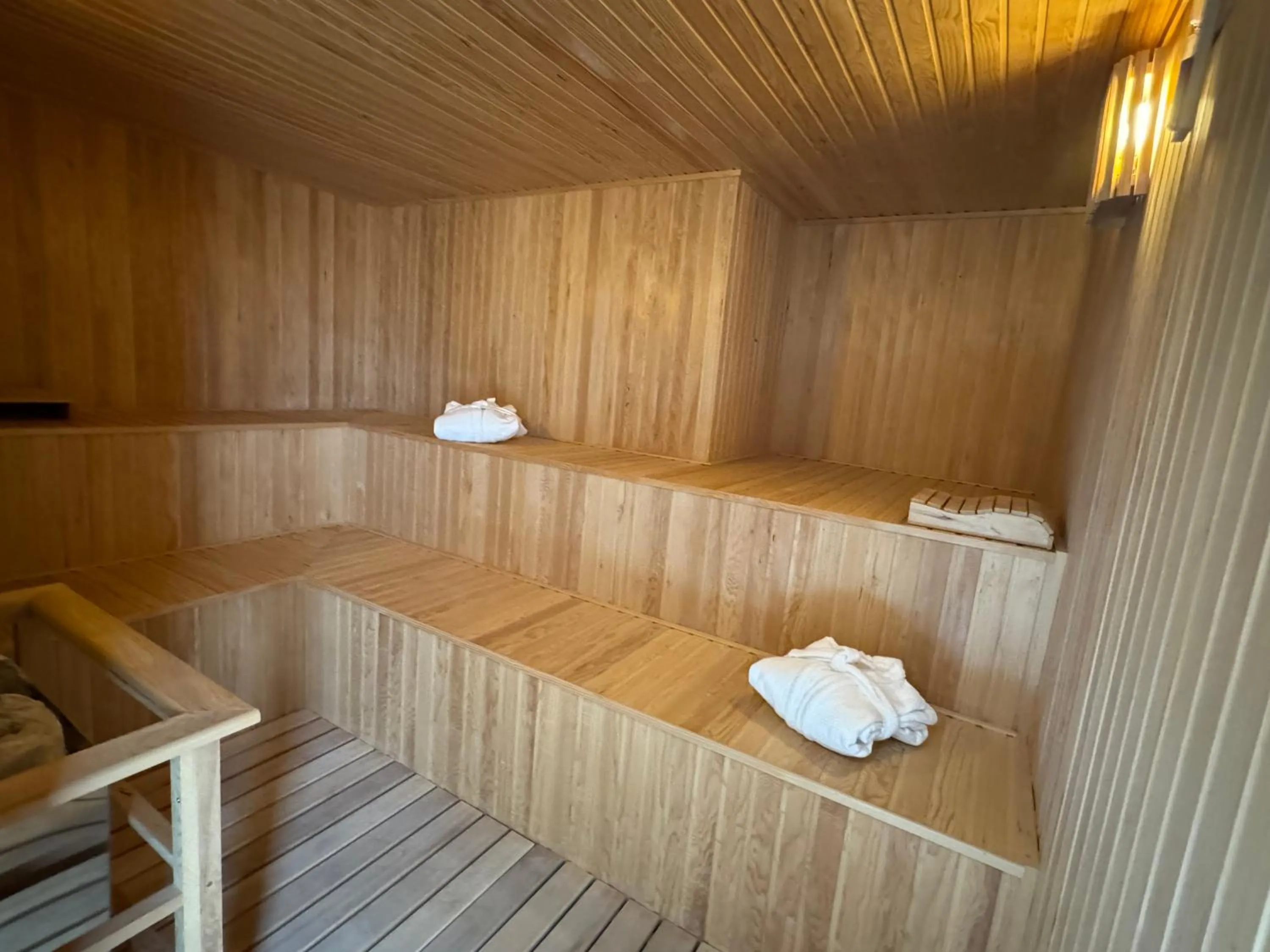 Sauna in Guemes Hotel & Spa