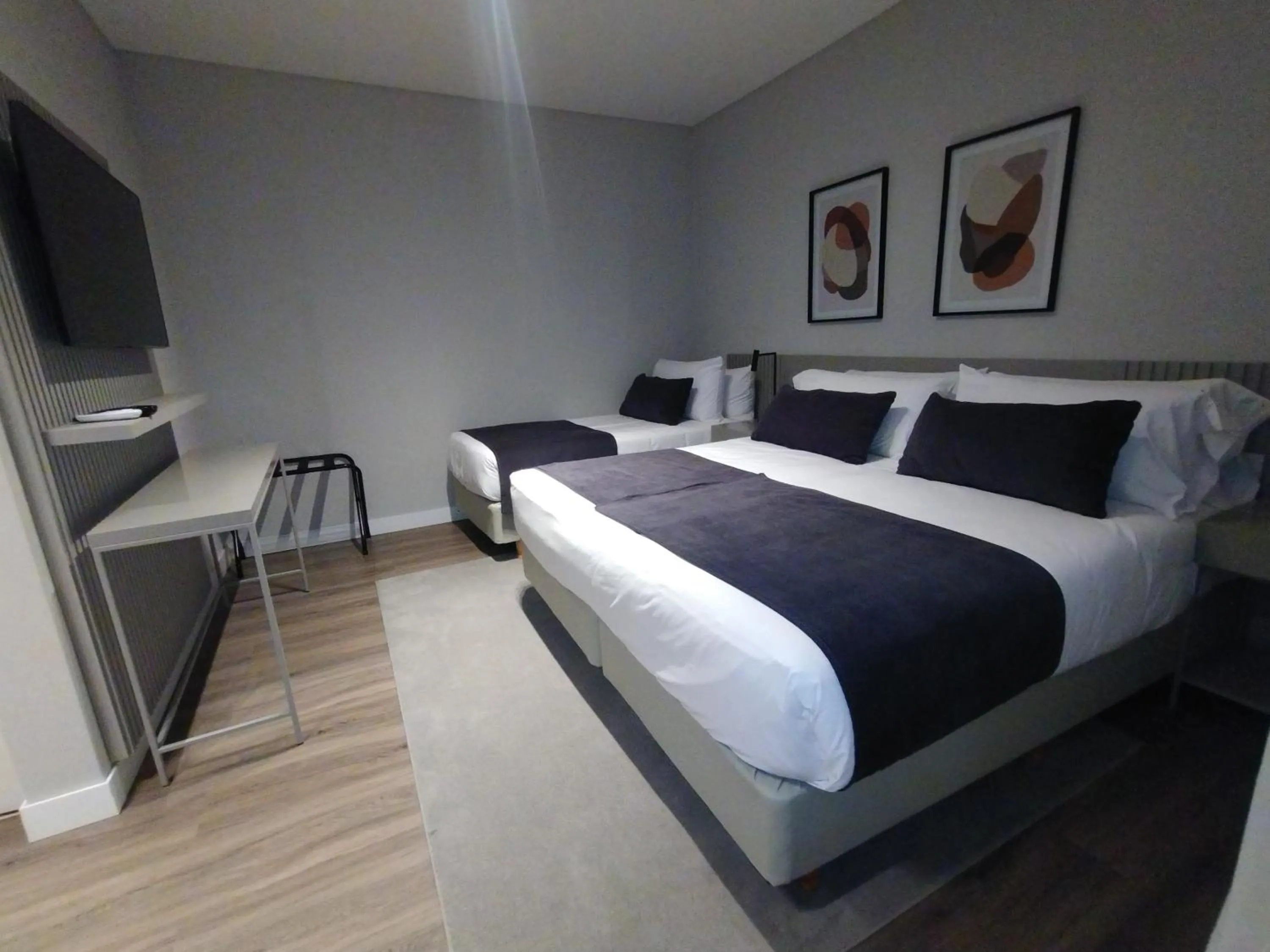 Bed in Guemes Hotel & Spa