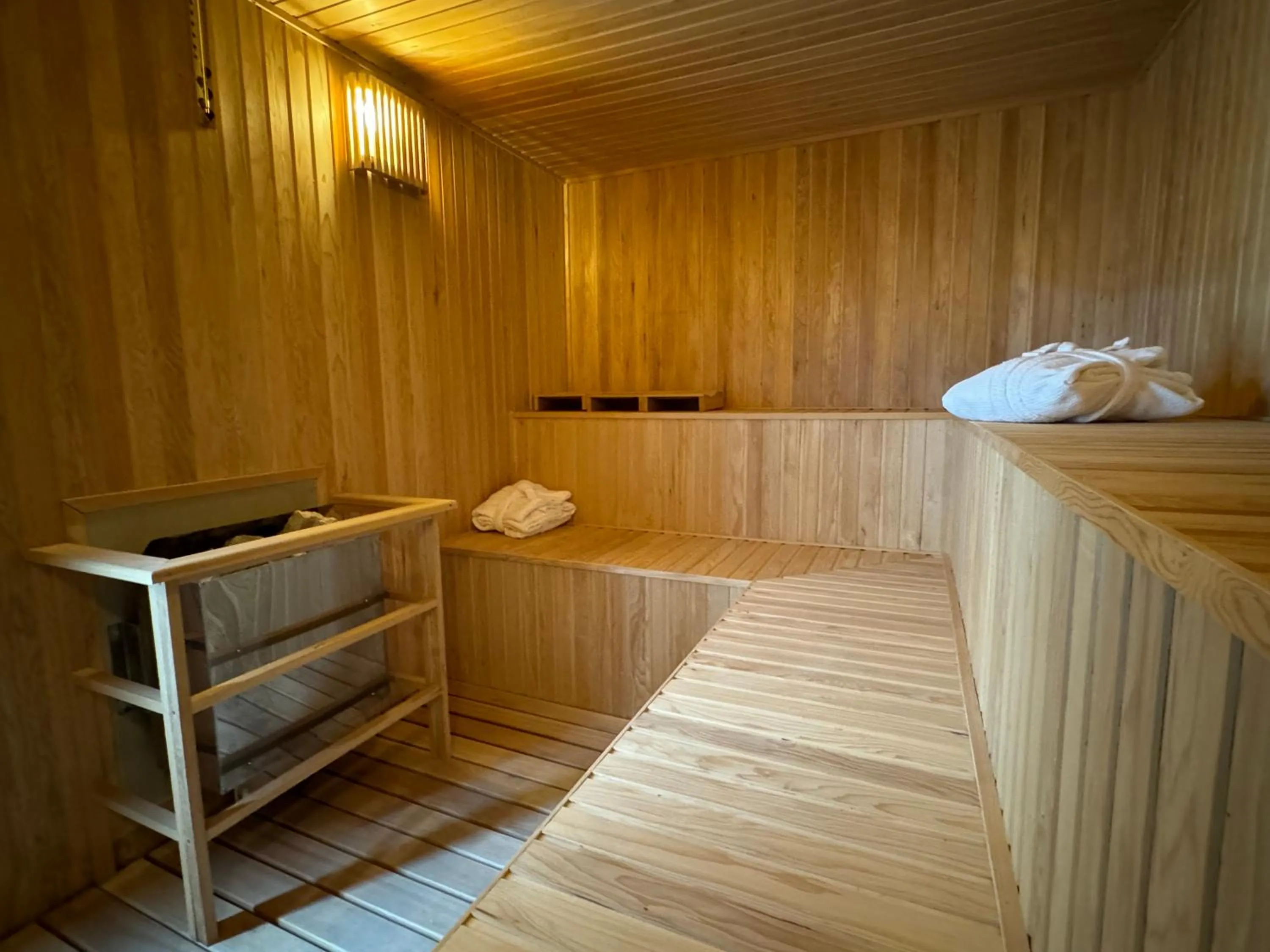 Sauna in Guemes Hotel & Spa