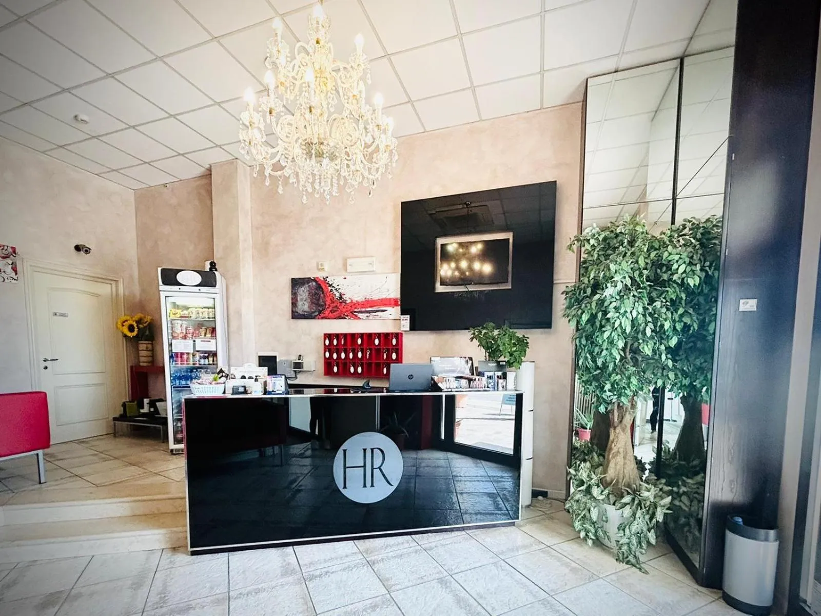 Lobby or reception in Hotel Romagna