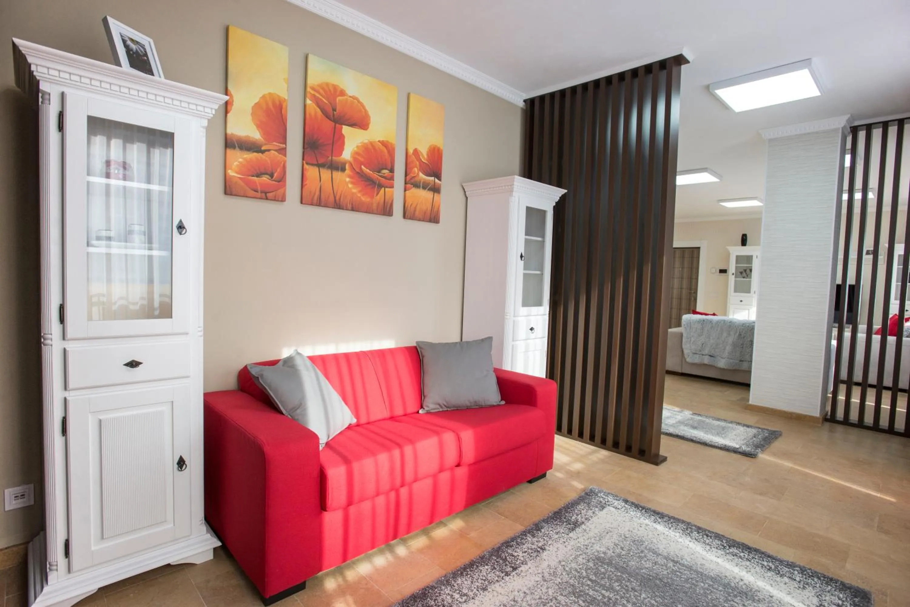 Bed in Lira Holiday Apartments