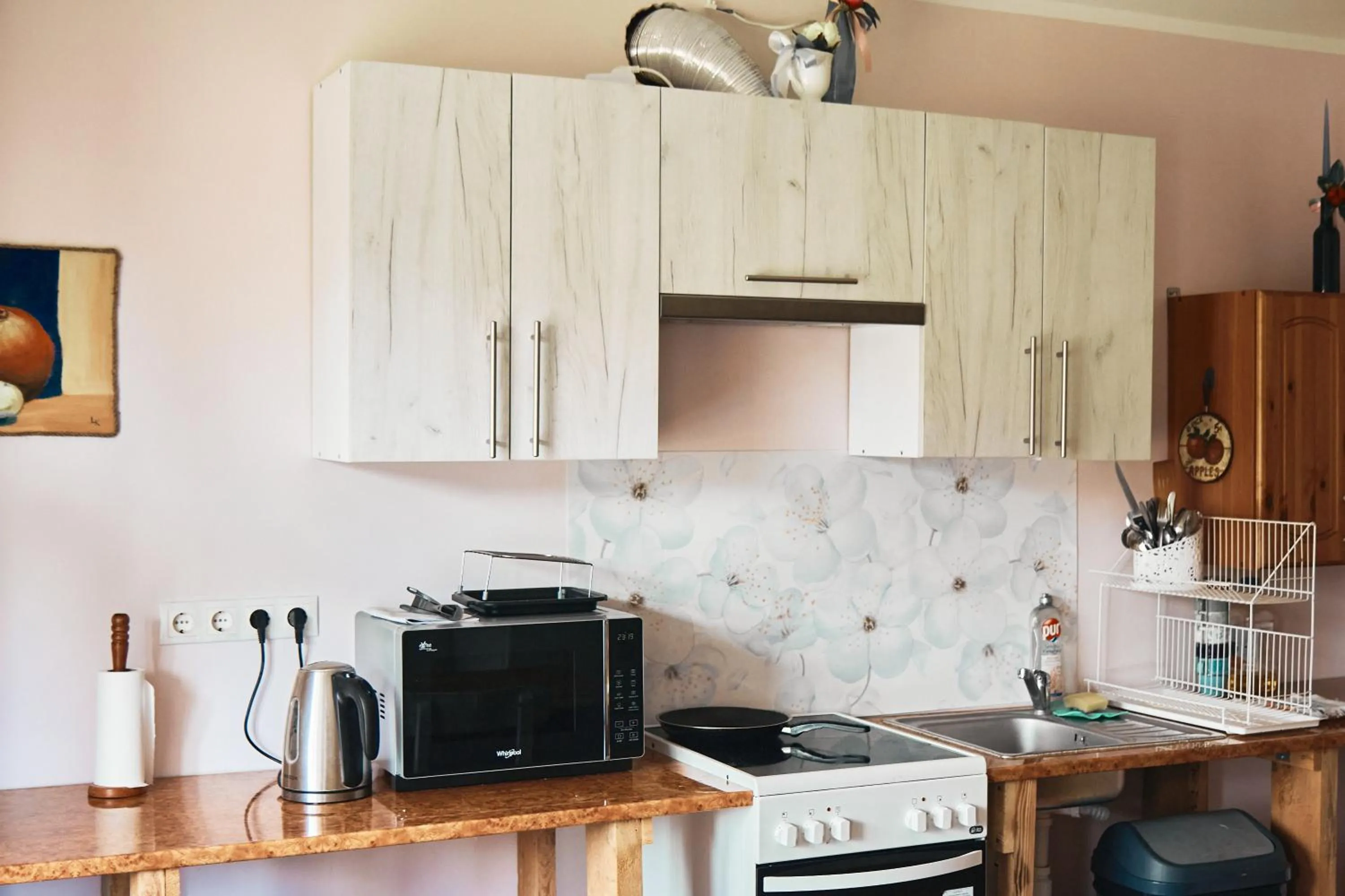 Kitchen or kitchenette in Kroņakrogs