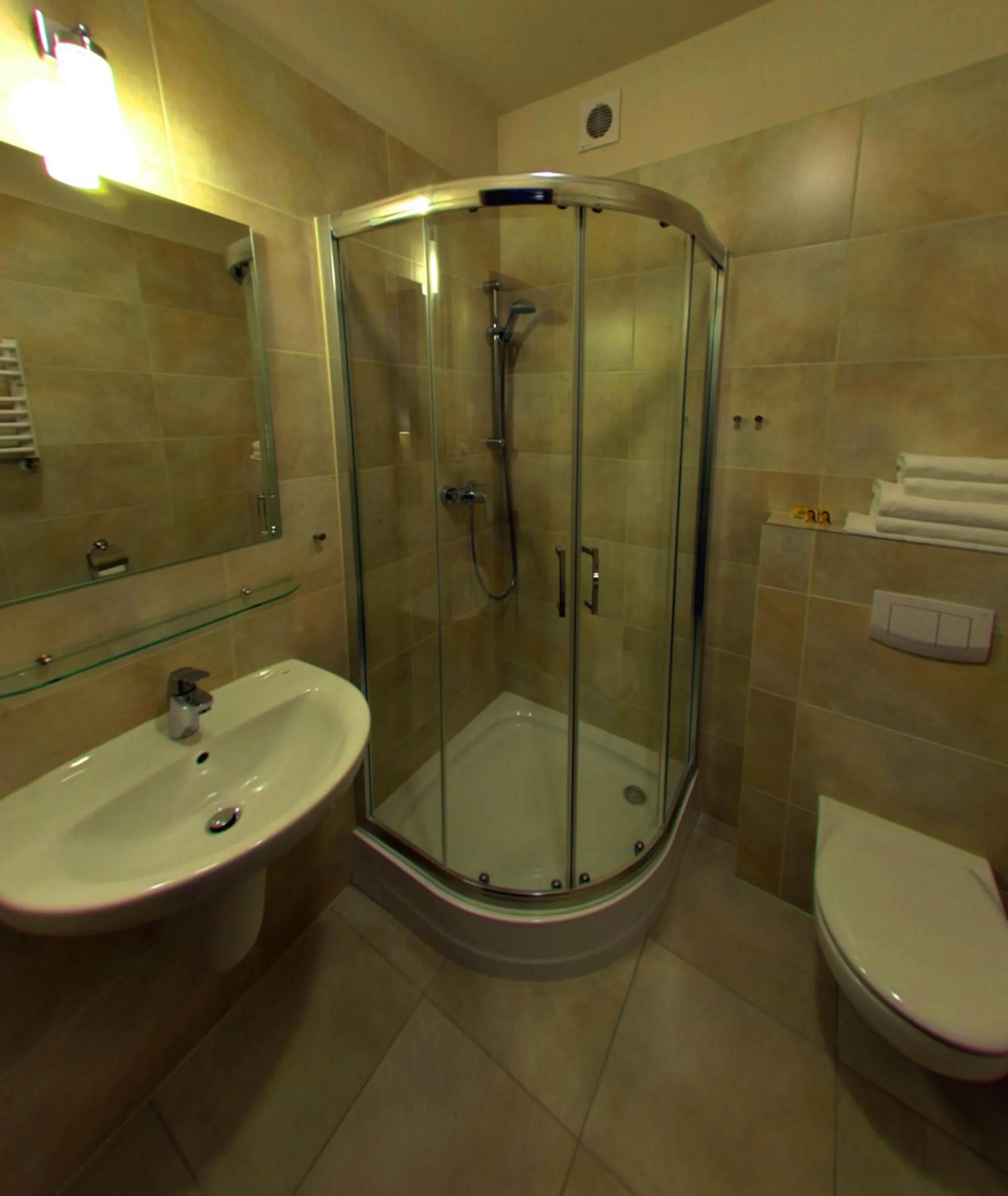 Bathroom in Hotel Camelot