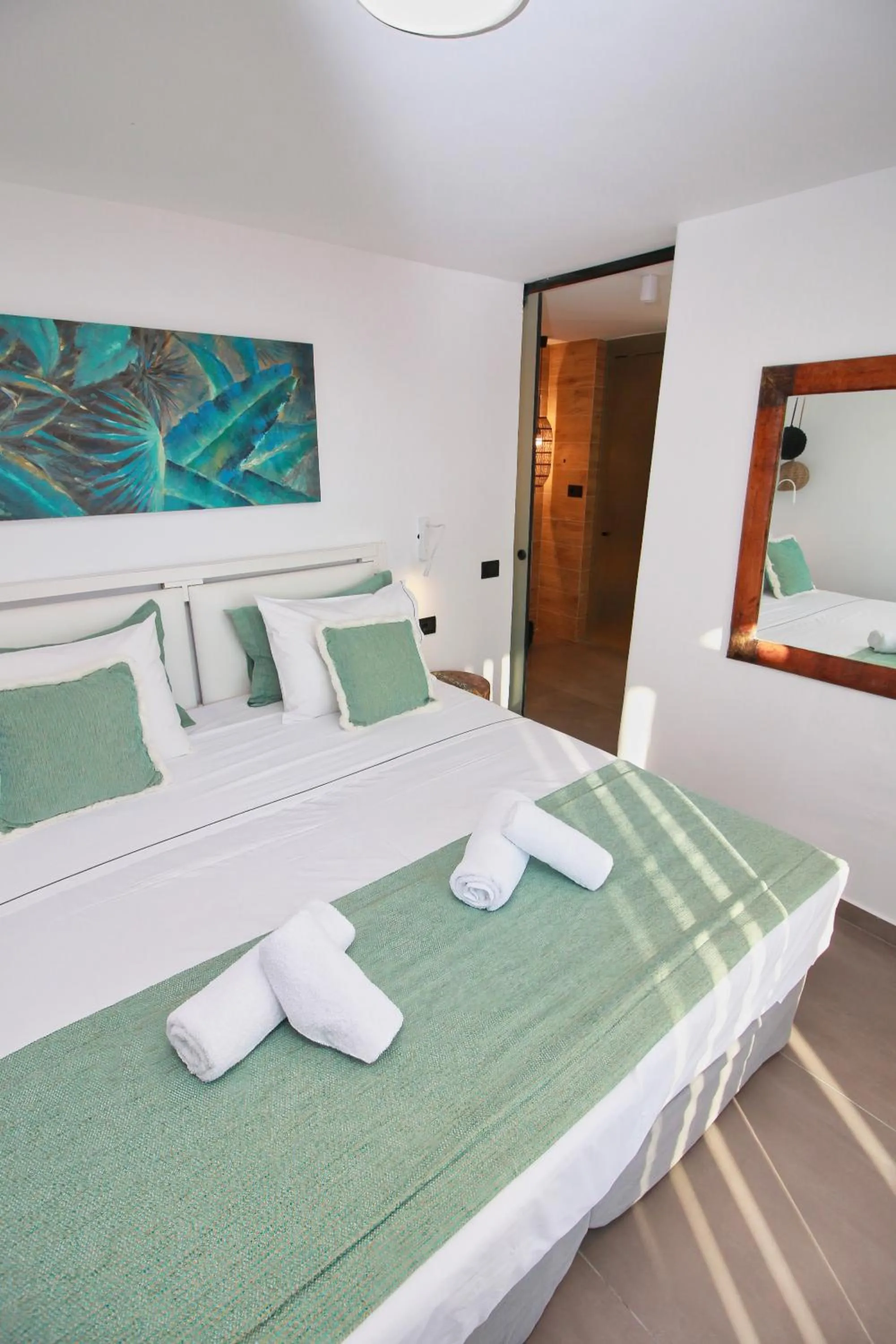 Bed in SeaCode Villas