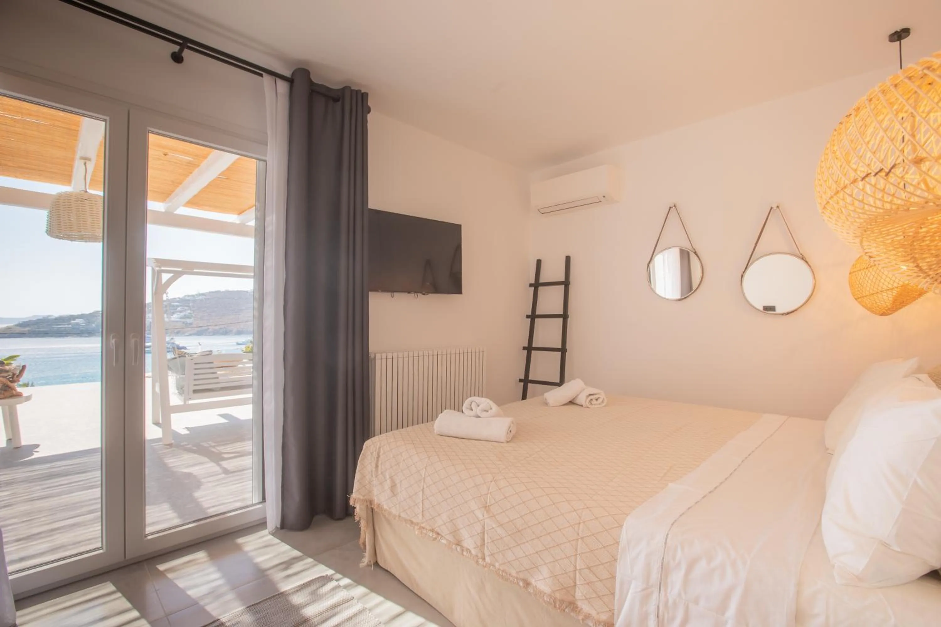 Bed in SeaCode Villas