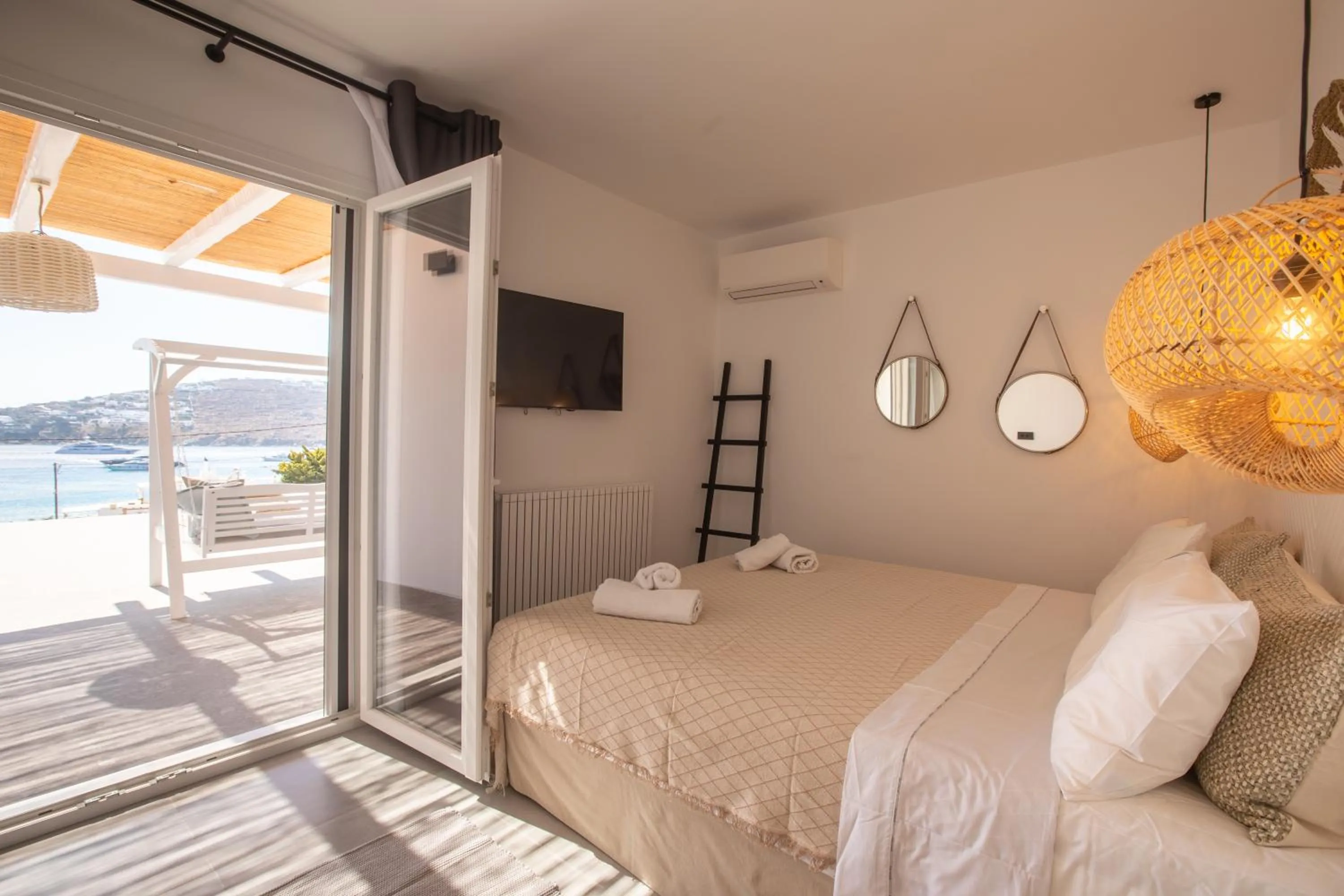 Bed in SeaCode Villas