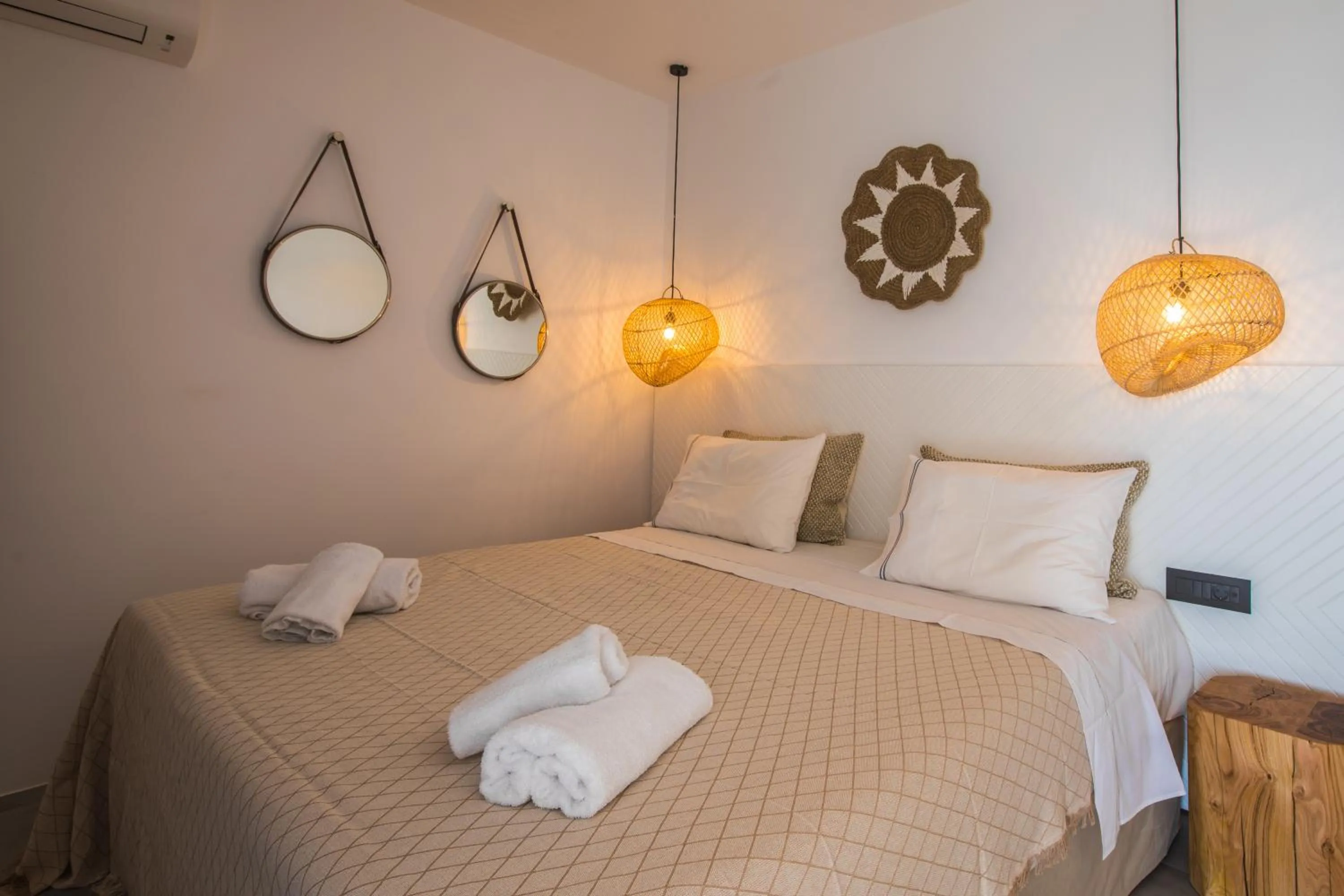 Bed in SeaCode Villas