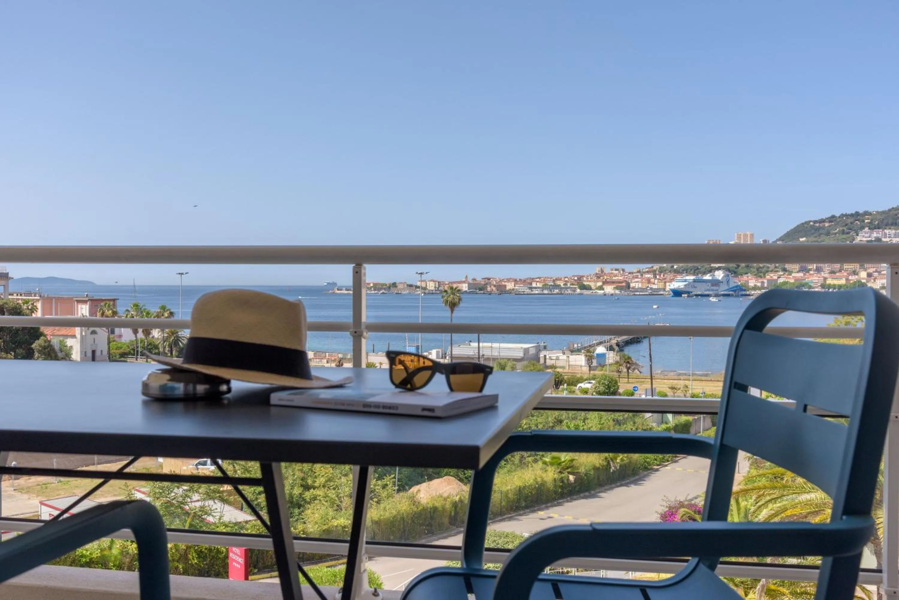 Balcony/Terrace in Residence de Tourisme Ajaccio Amirauté