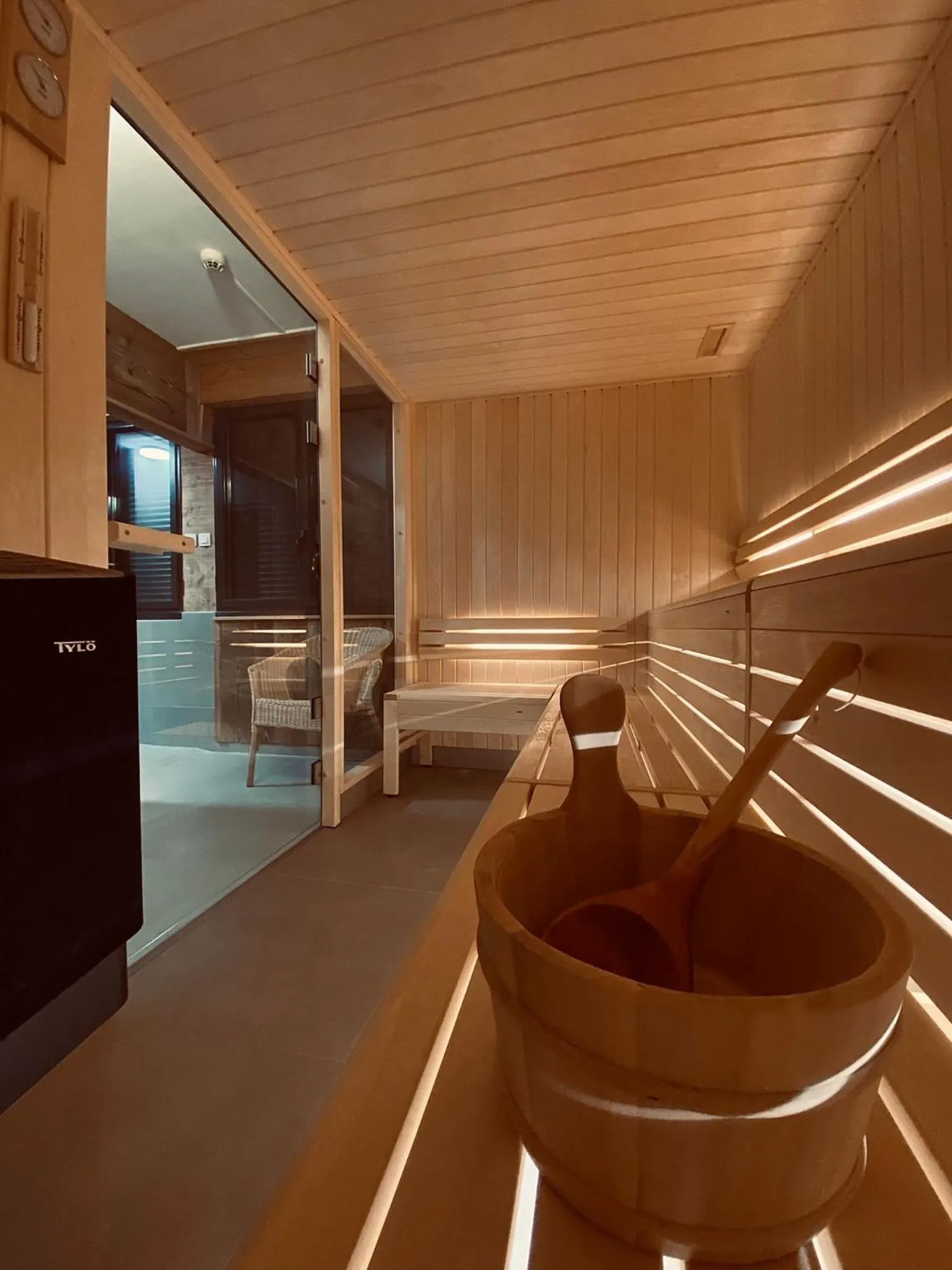 Sauna in Hôtel Aalborg