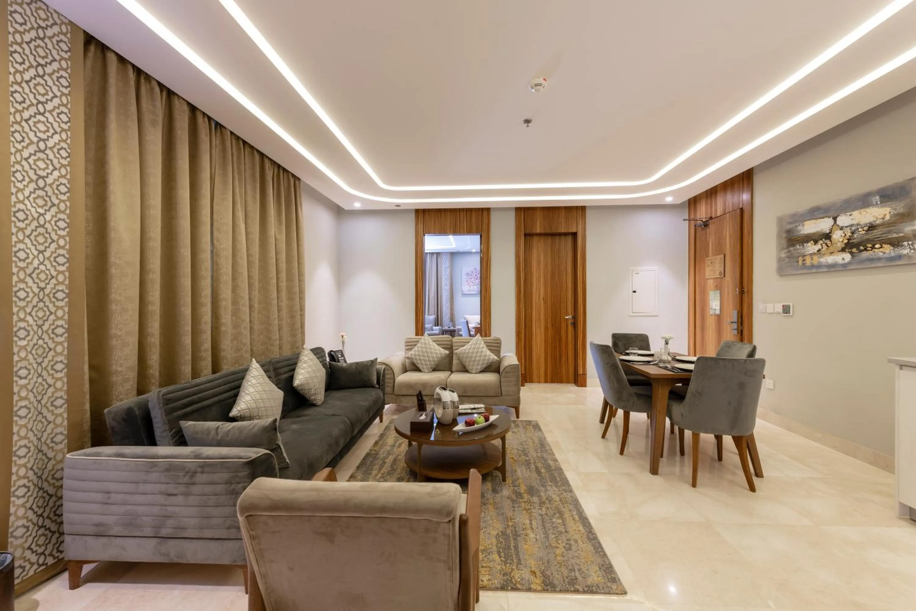 Living room in Taj Jeddah Hotel Apartment