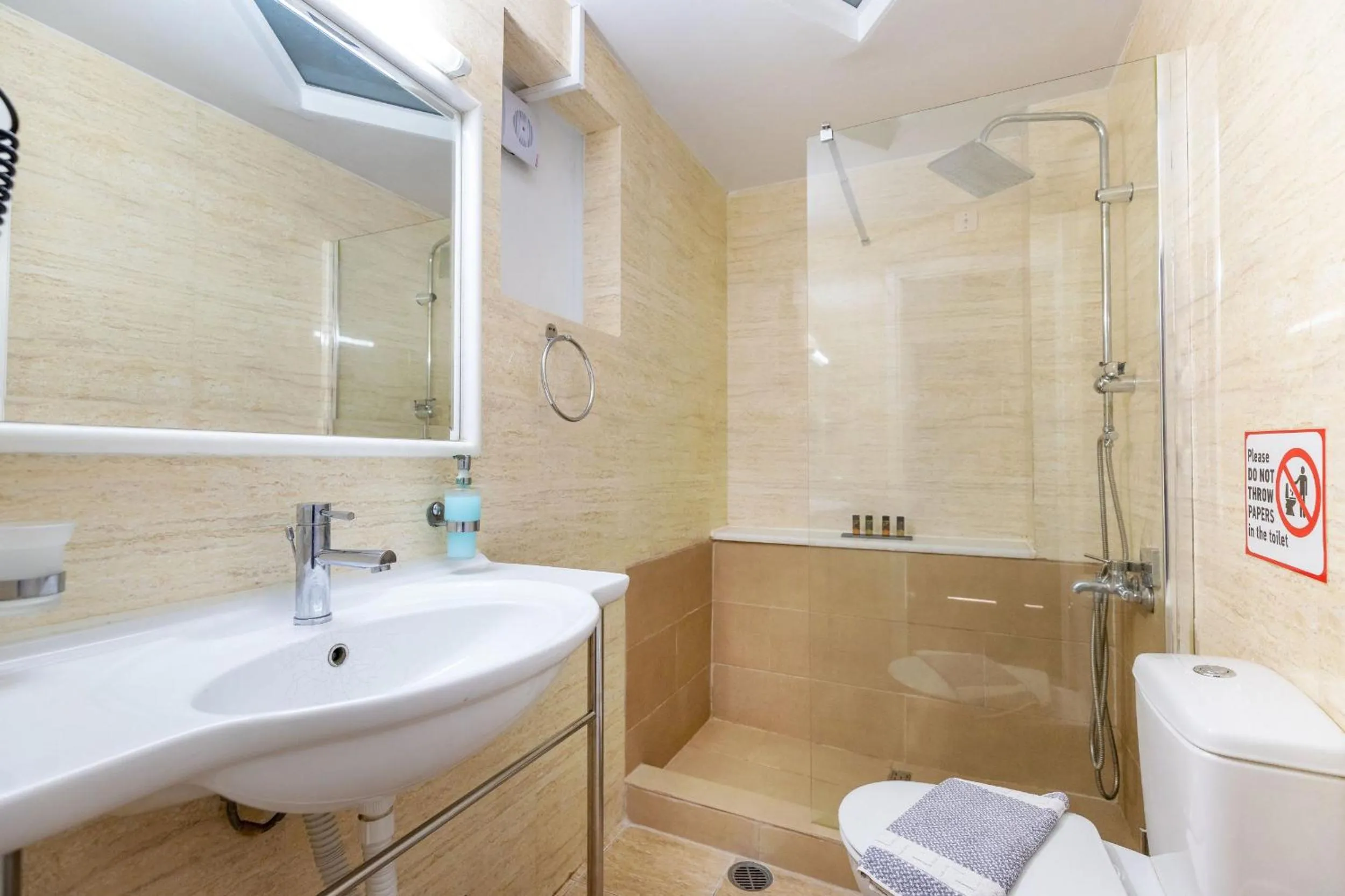 Shower in Sun Beach Apartments