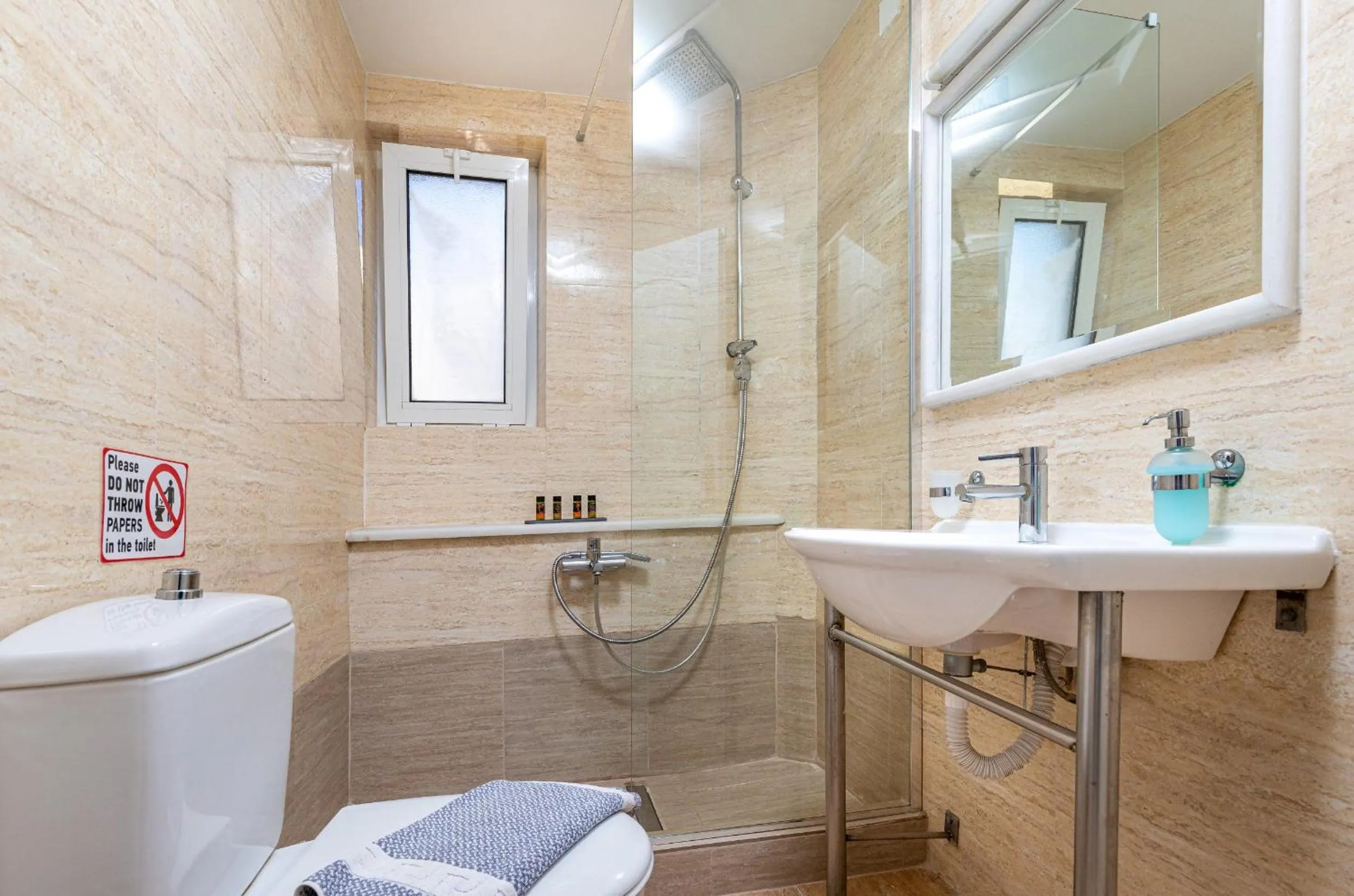 Shower in Sun Beach Apartments