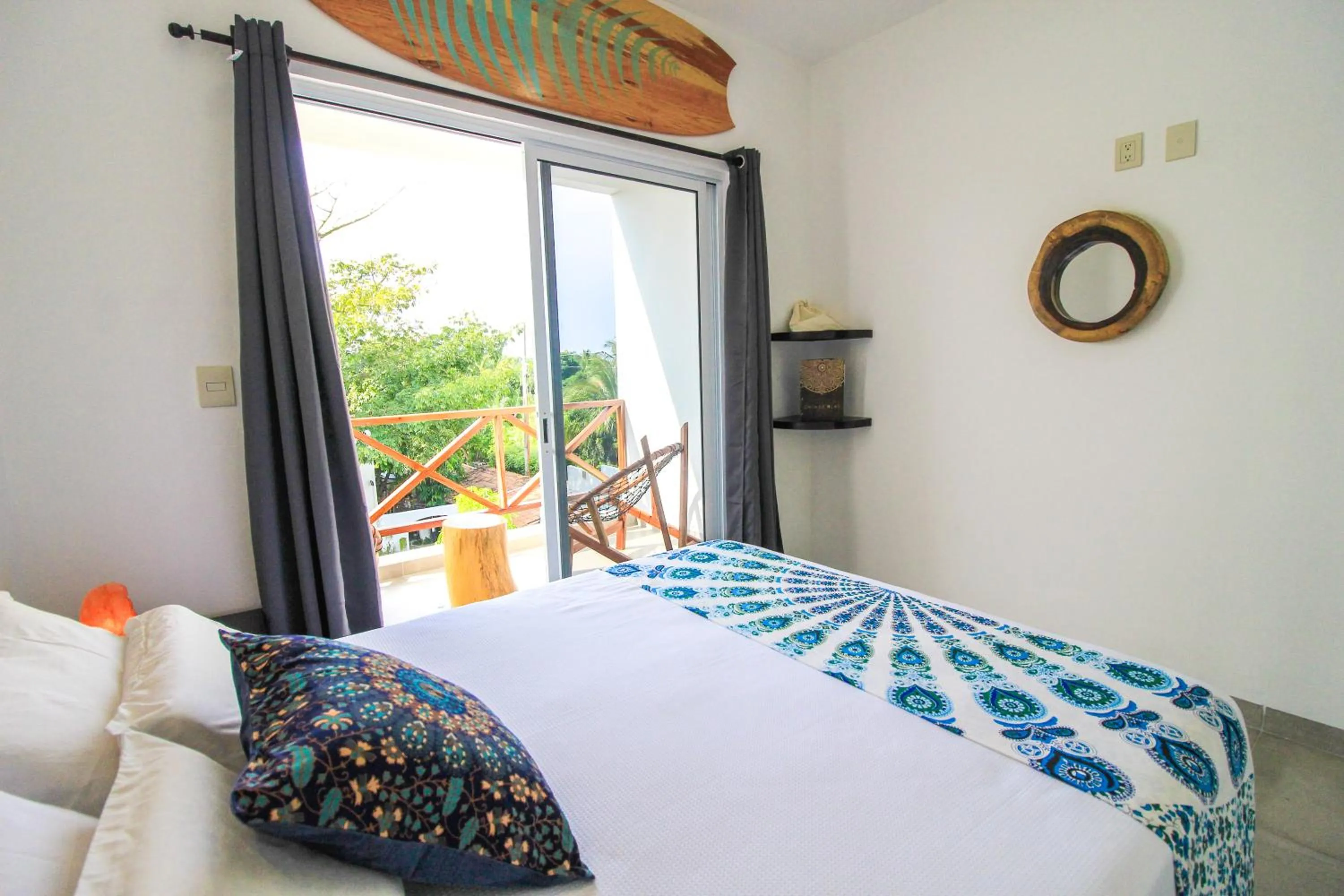Bed in Casa de Olas Boutique Hotel