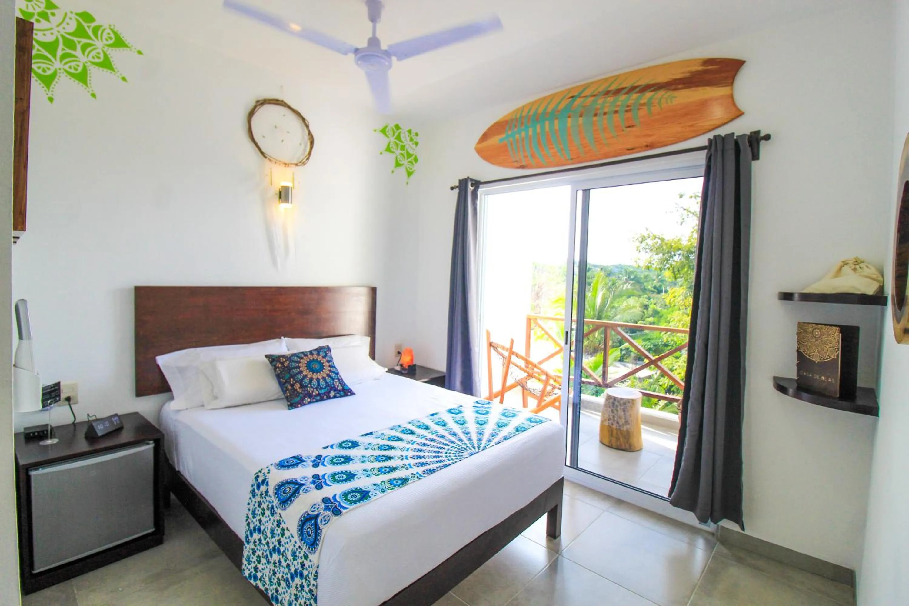 Bed in Casa de Olas Boutique Hotel