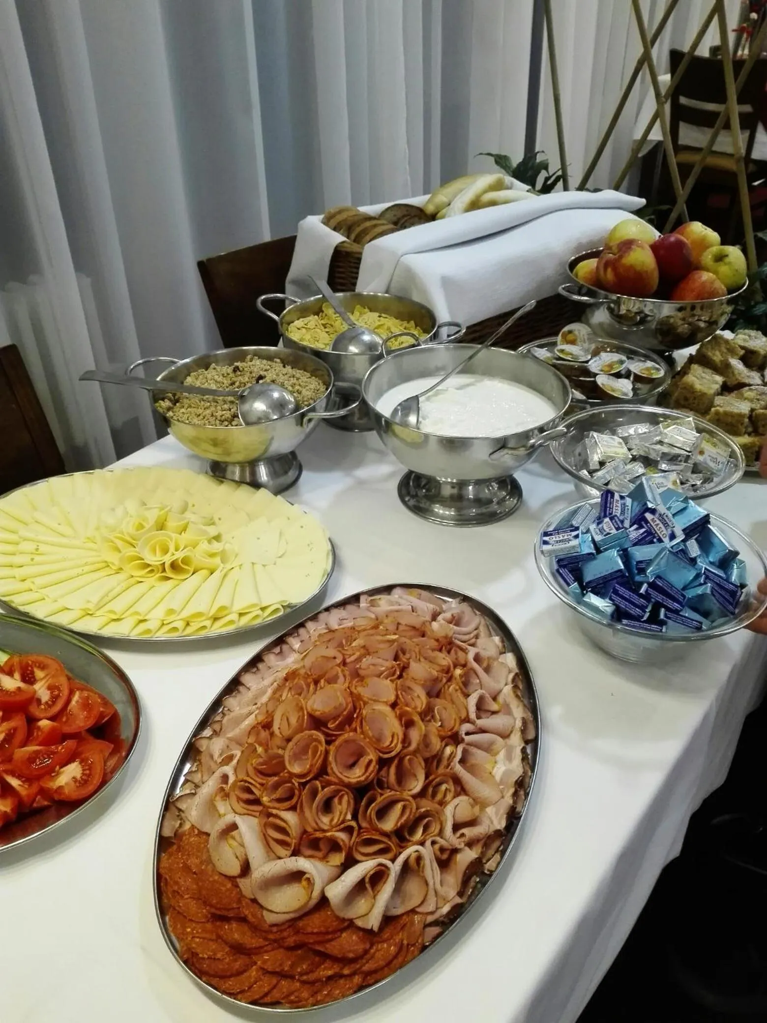 Breakfast in Hotel Arkáda