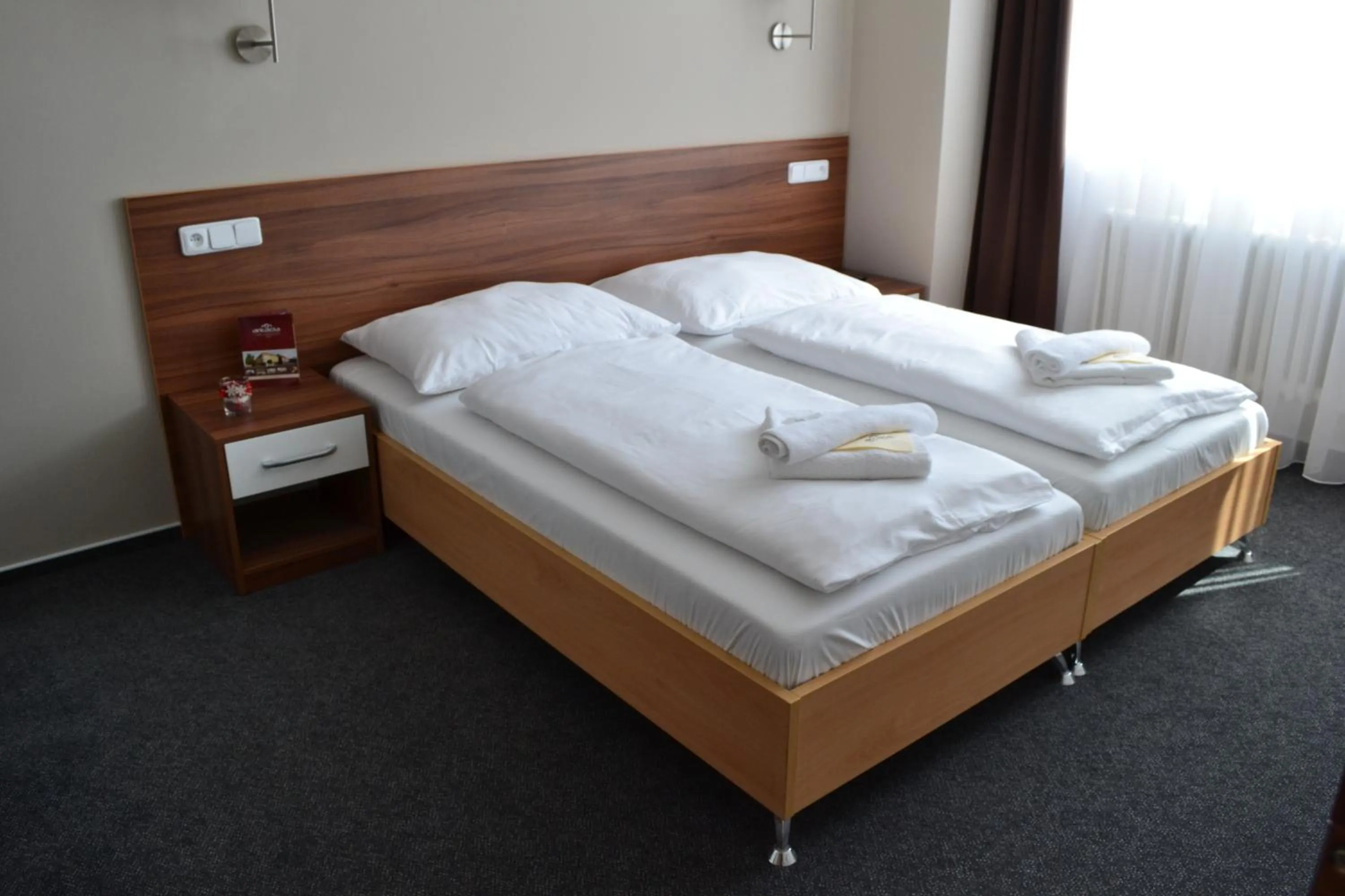 Photo of the whole room, Bed in Hotel Arkáda