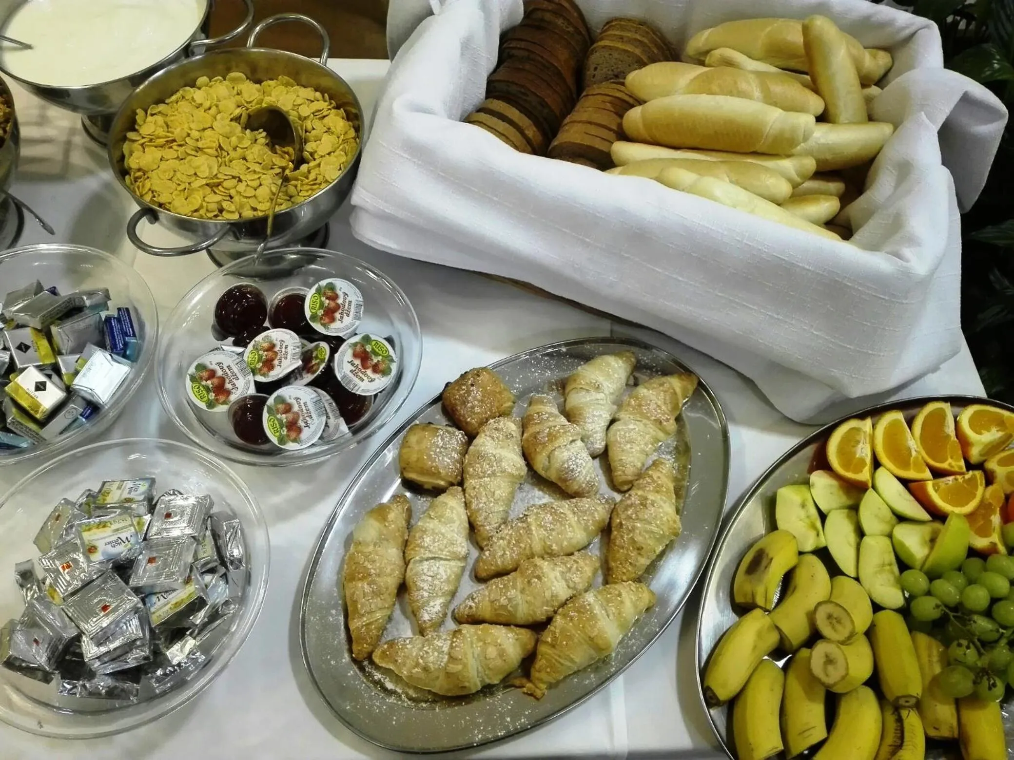 Breakfast in Hotel Arkáda