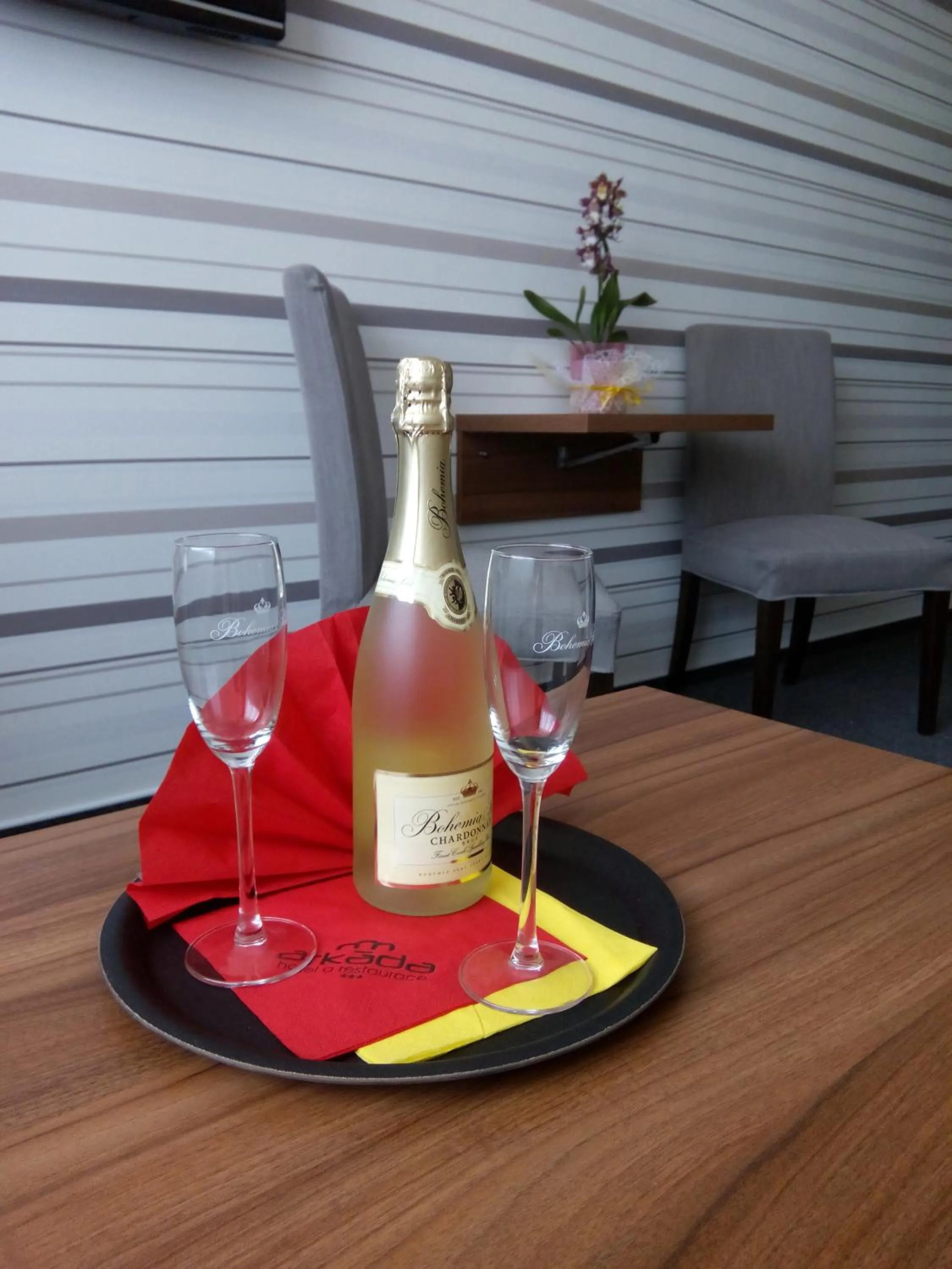 Decorative detail in Hotel Arkáda