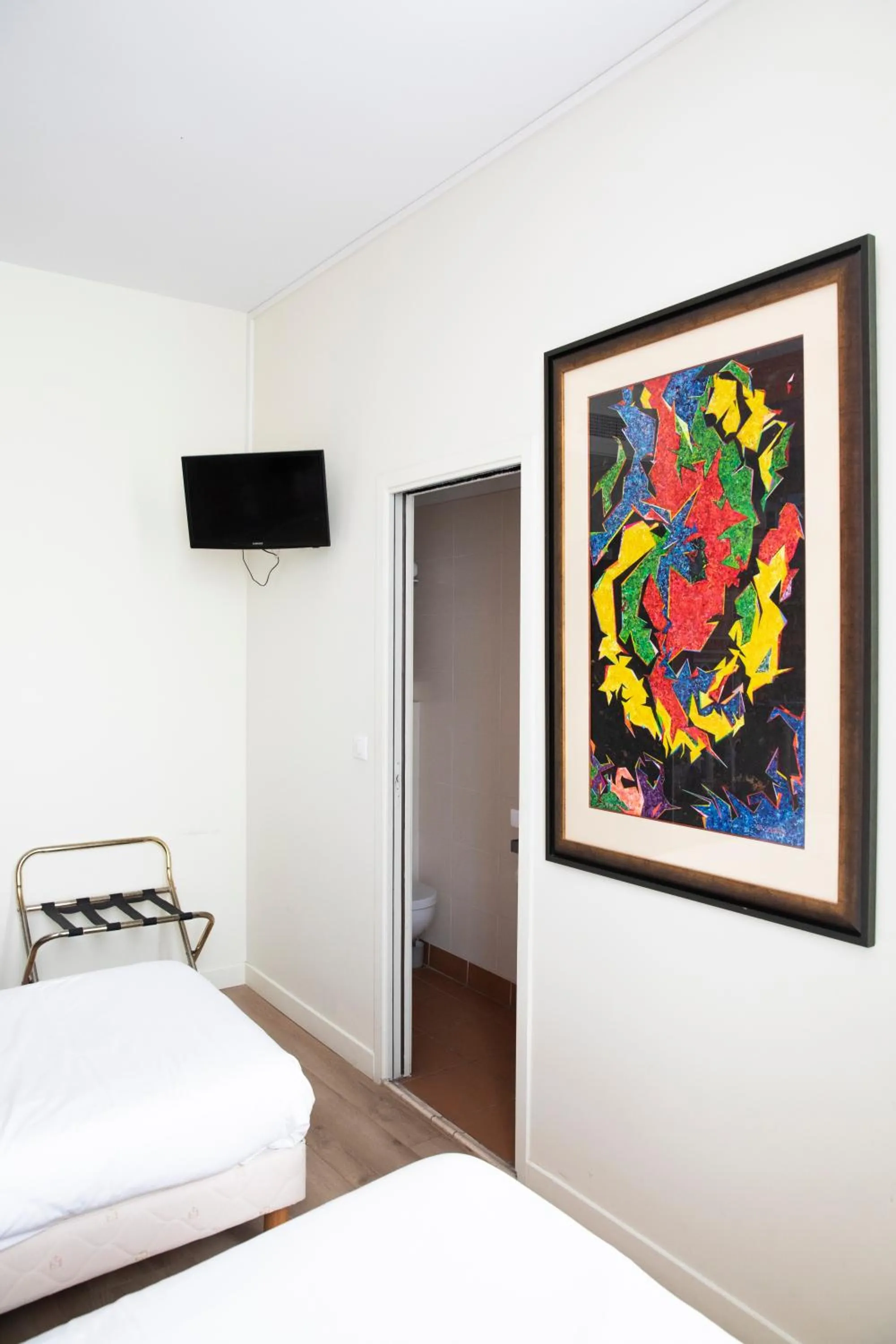 Bed in Hotel Bleu de Mer