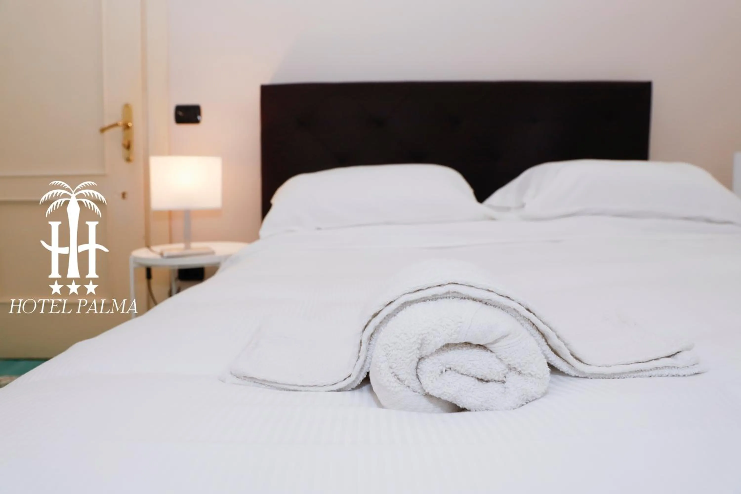 Bed in Hotel Palma