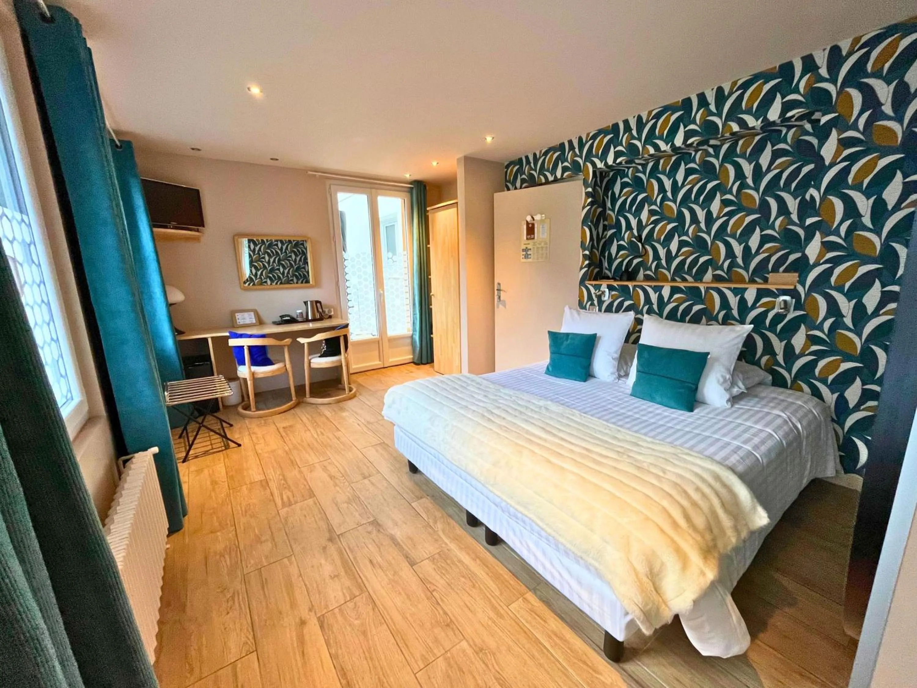 Bed in Hôtel La Rencluse