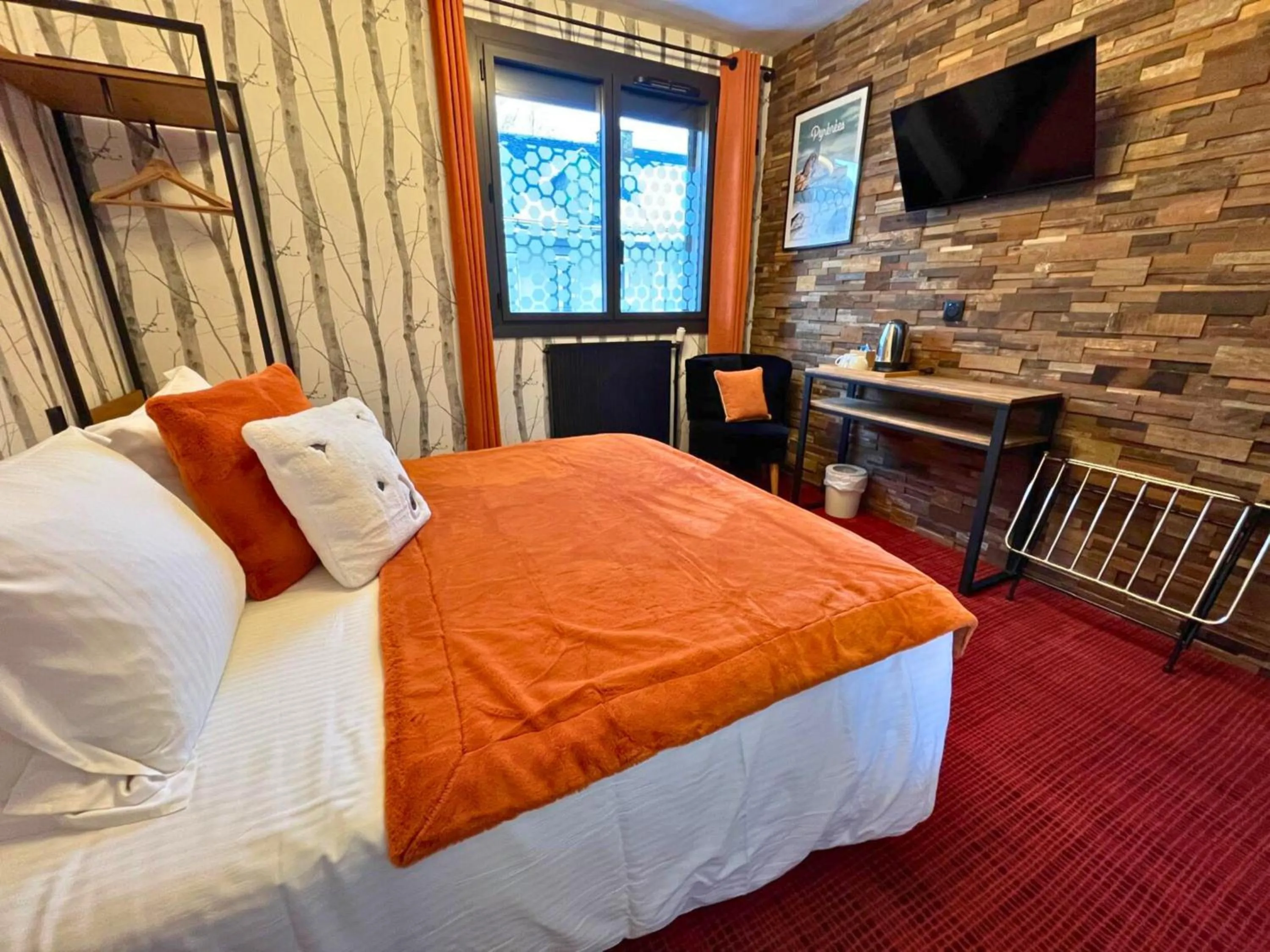 Bed in Hôtel La Rencluse