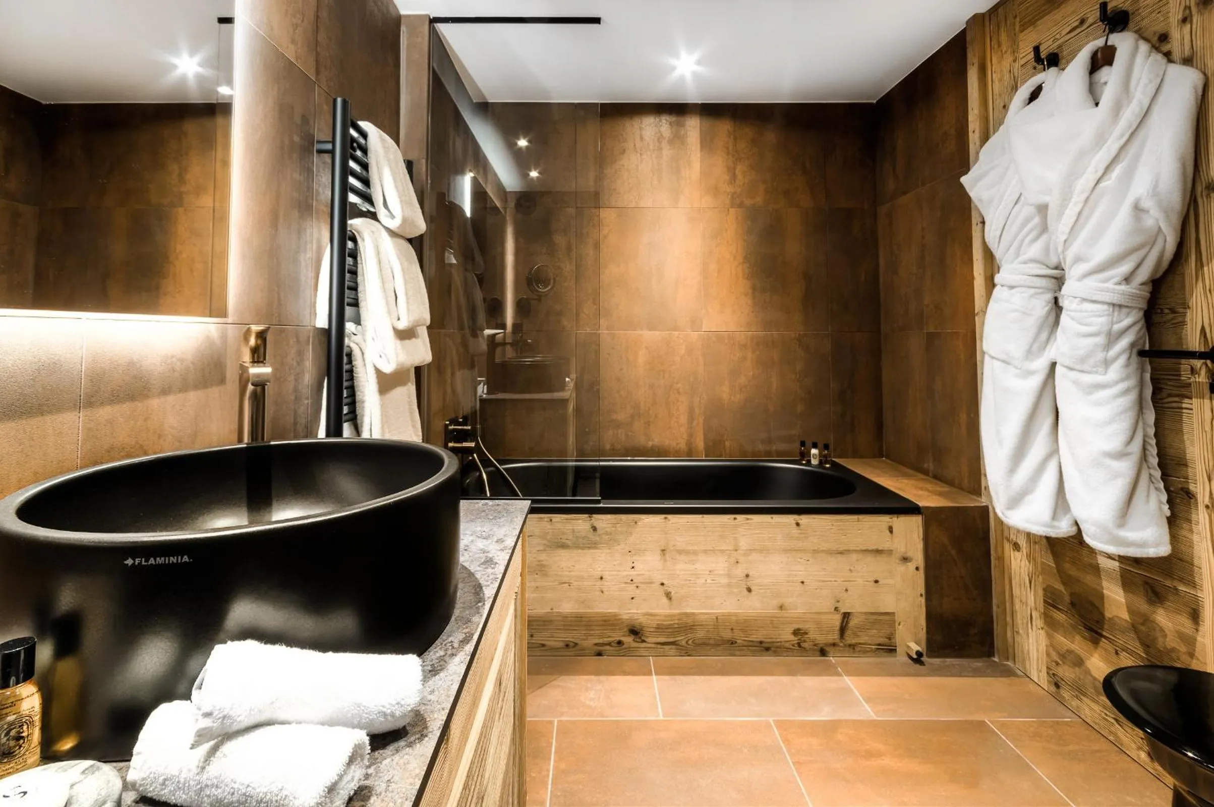 Bathroom in Hôtel La Sivolière