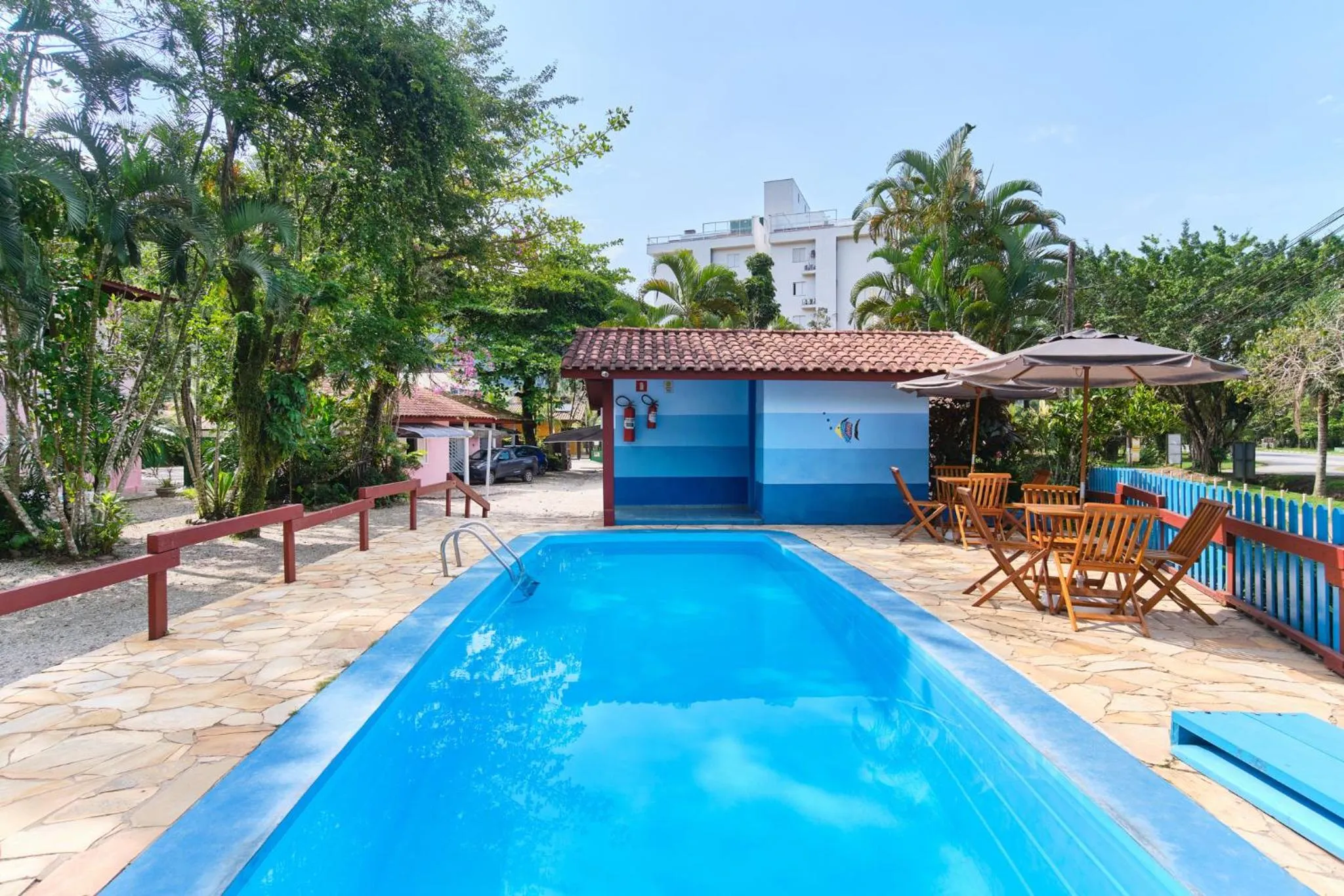 Swimming pool in Pousada Villa Piemonte