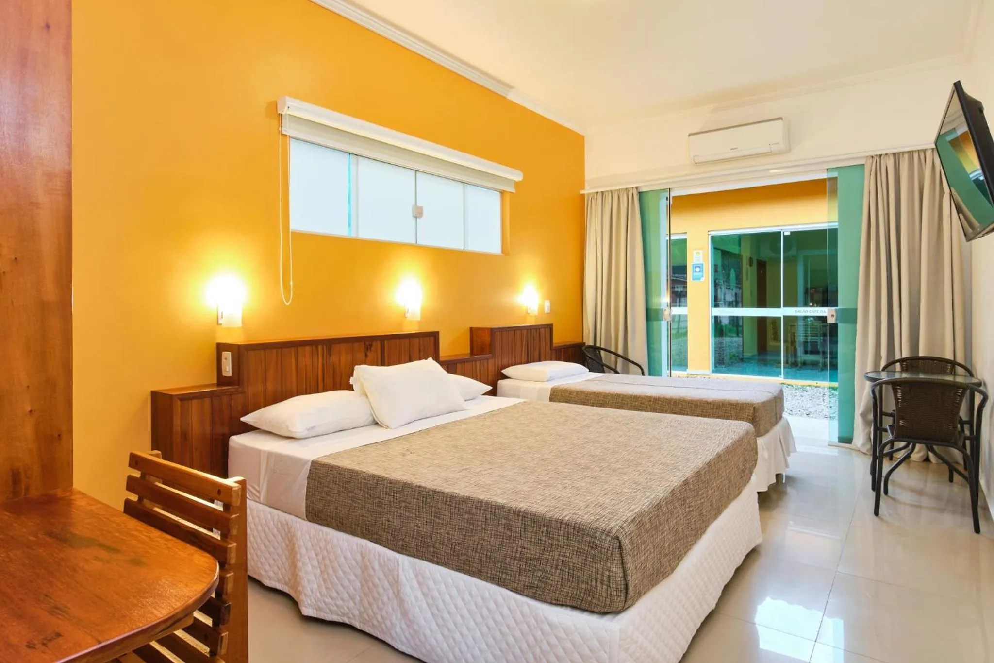 Bed in Pousada Villa Piemonte