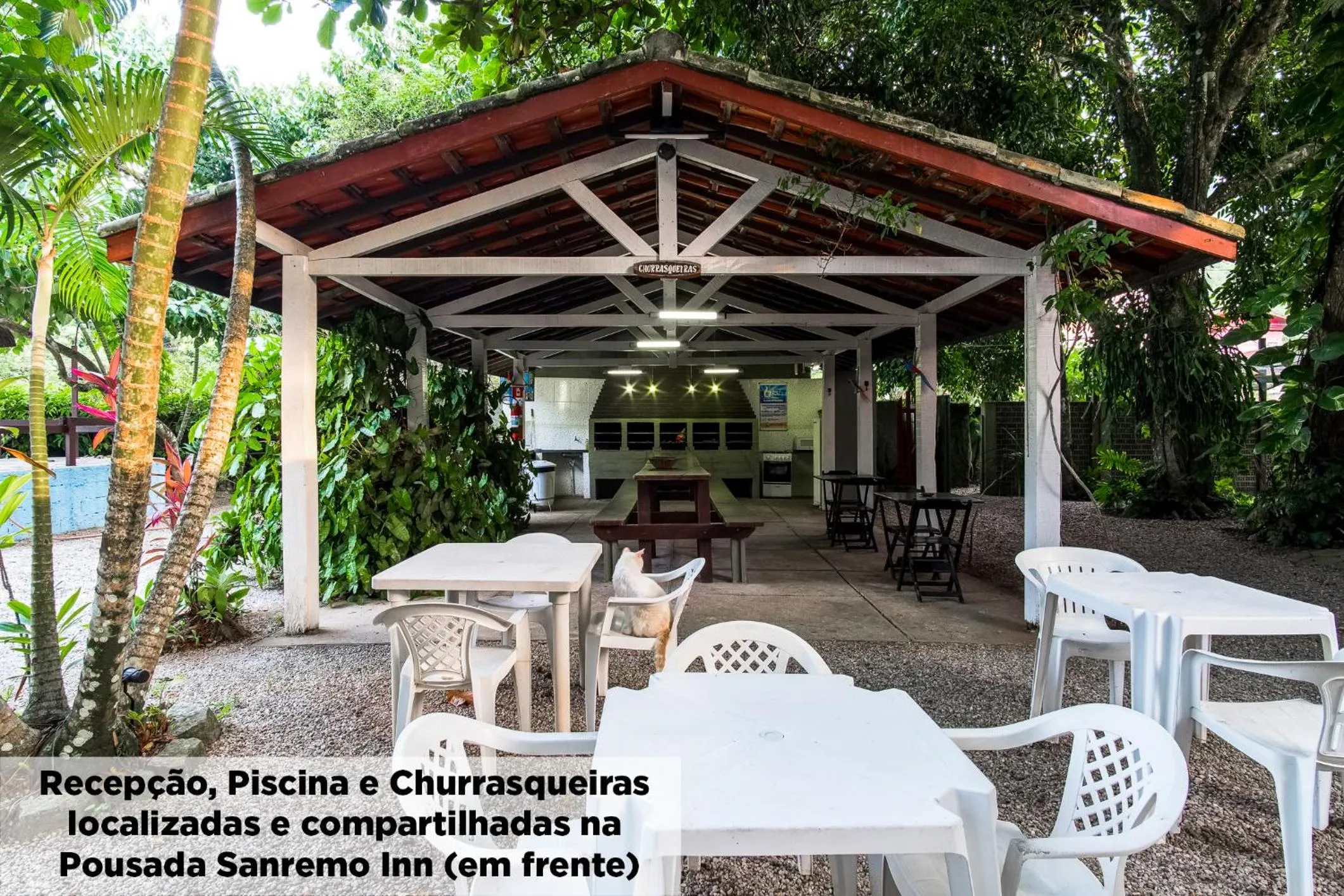 BBQ facilities in Pousada Villa Piemonte