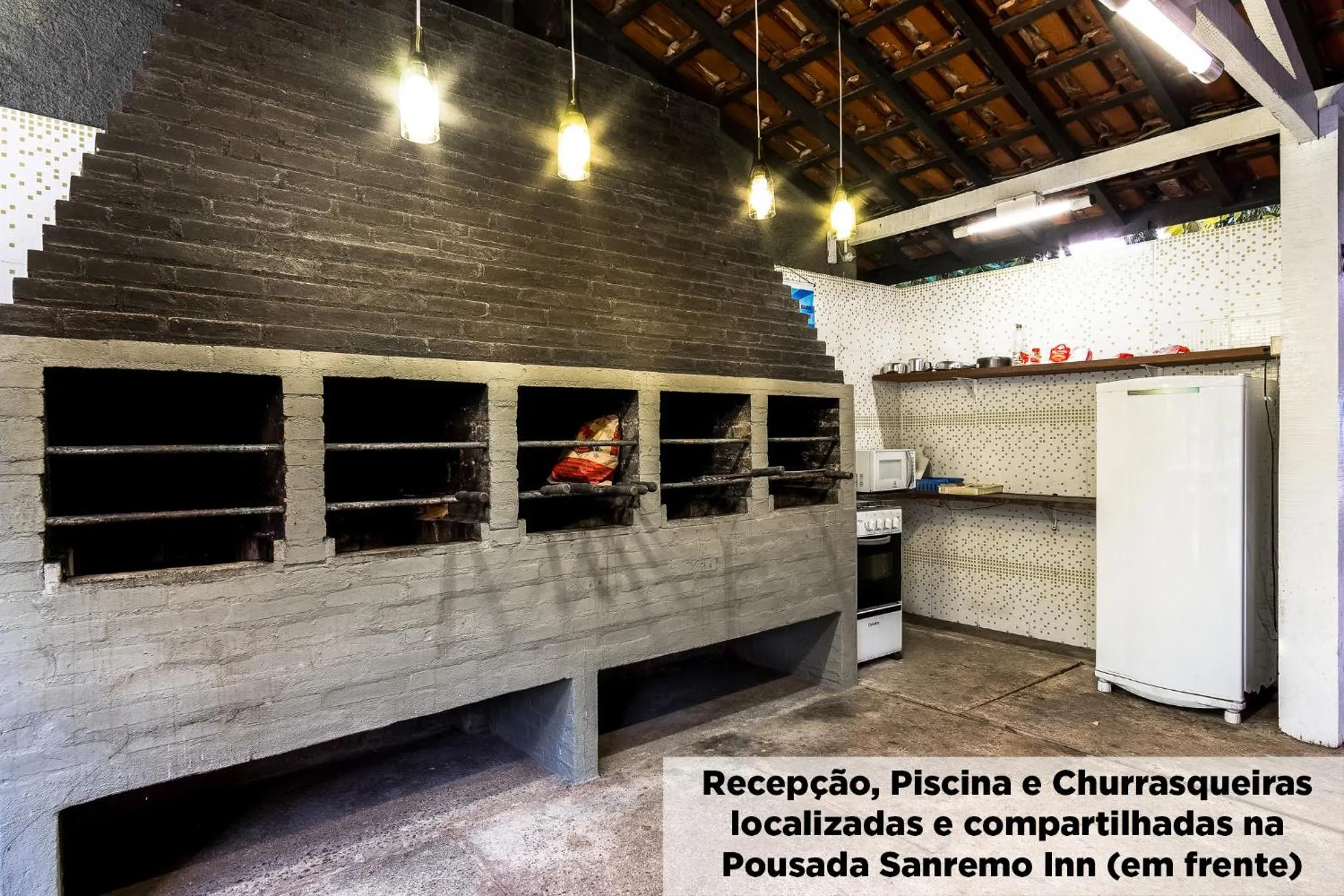 BBQ facilities in Pousada Villa Piemonte