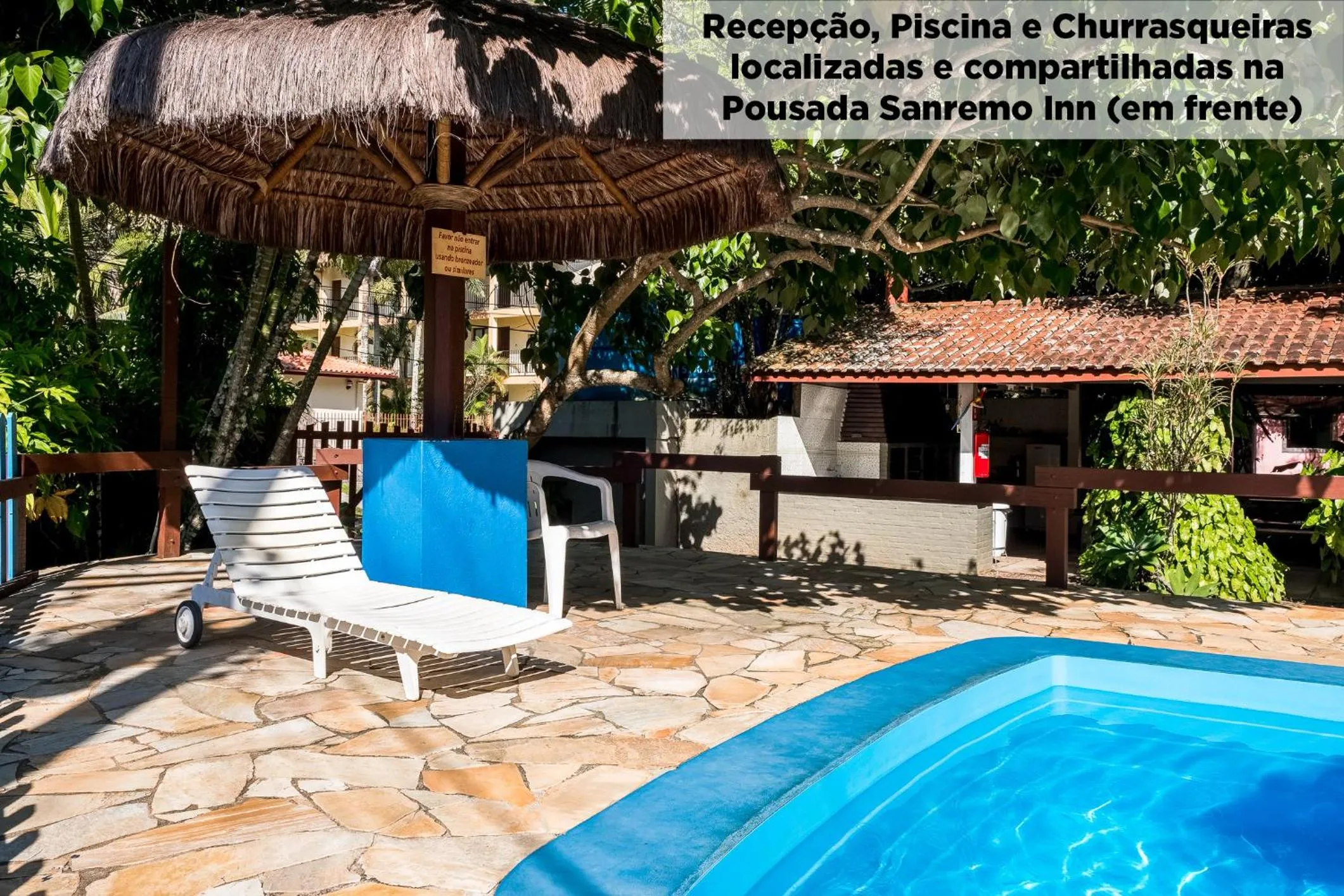 Swimming pool in Pousada Villa Piemonte