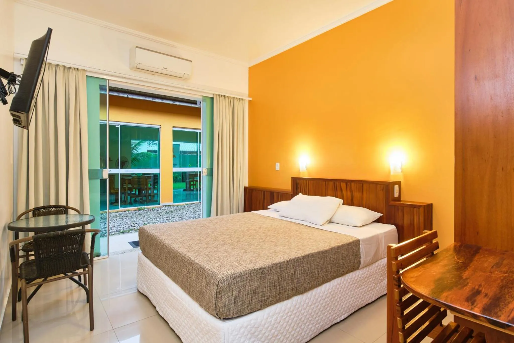 Bed in Pousada Villa Piemonte